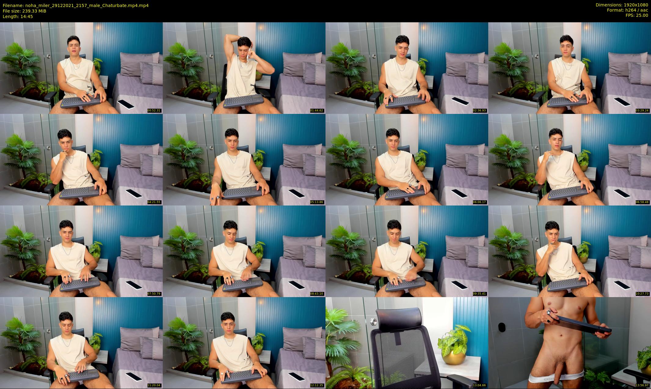 noha_miler — 15 minute Chaturbate male cam show recording, 1080p, Dec 29, 2021