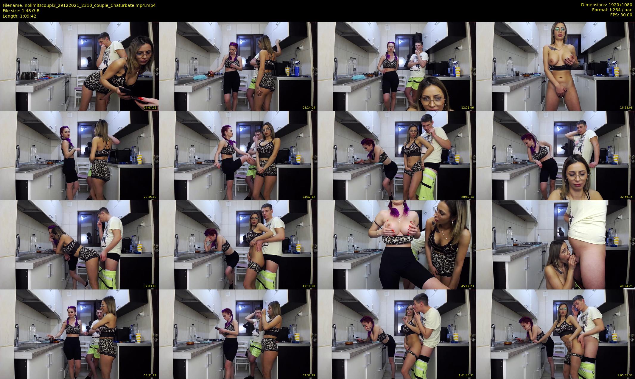 nolimitscoupl3 — 70 minute Chaturbate couple cam show recording, 1080p, Dec 29, 2021
