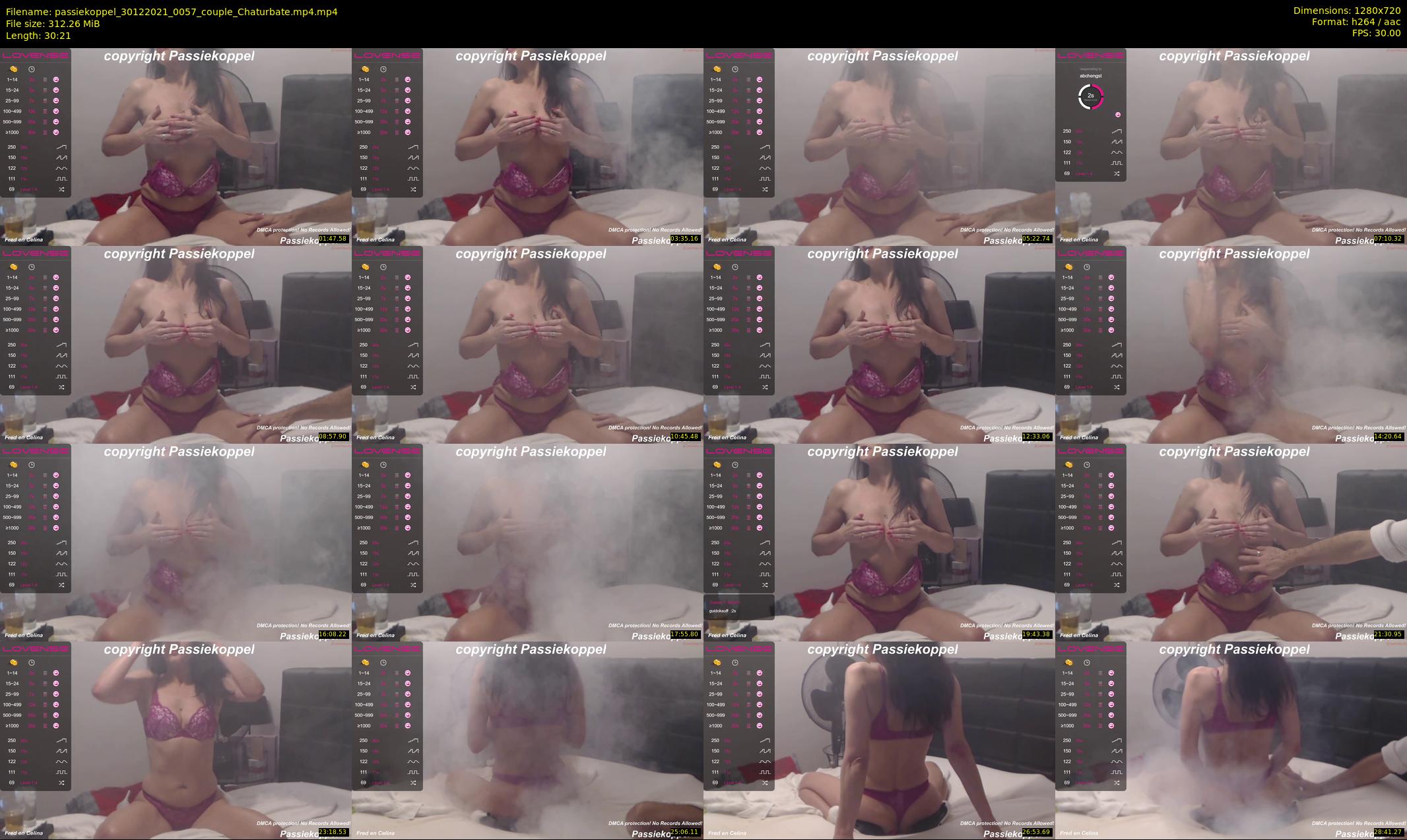 passiekoppel — 31 minute Chaturbate couple cam show recording, 720p, Dec 30, 2021