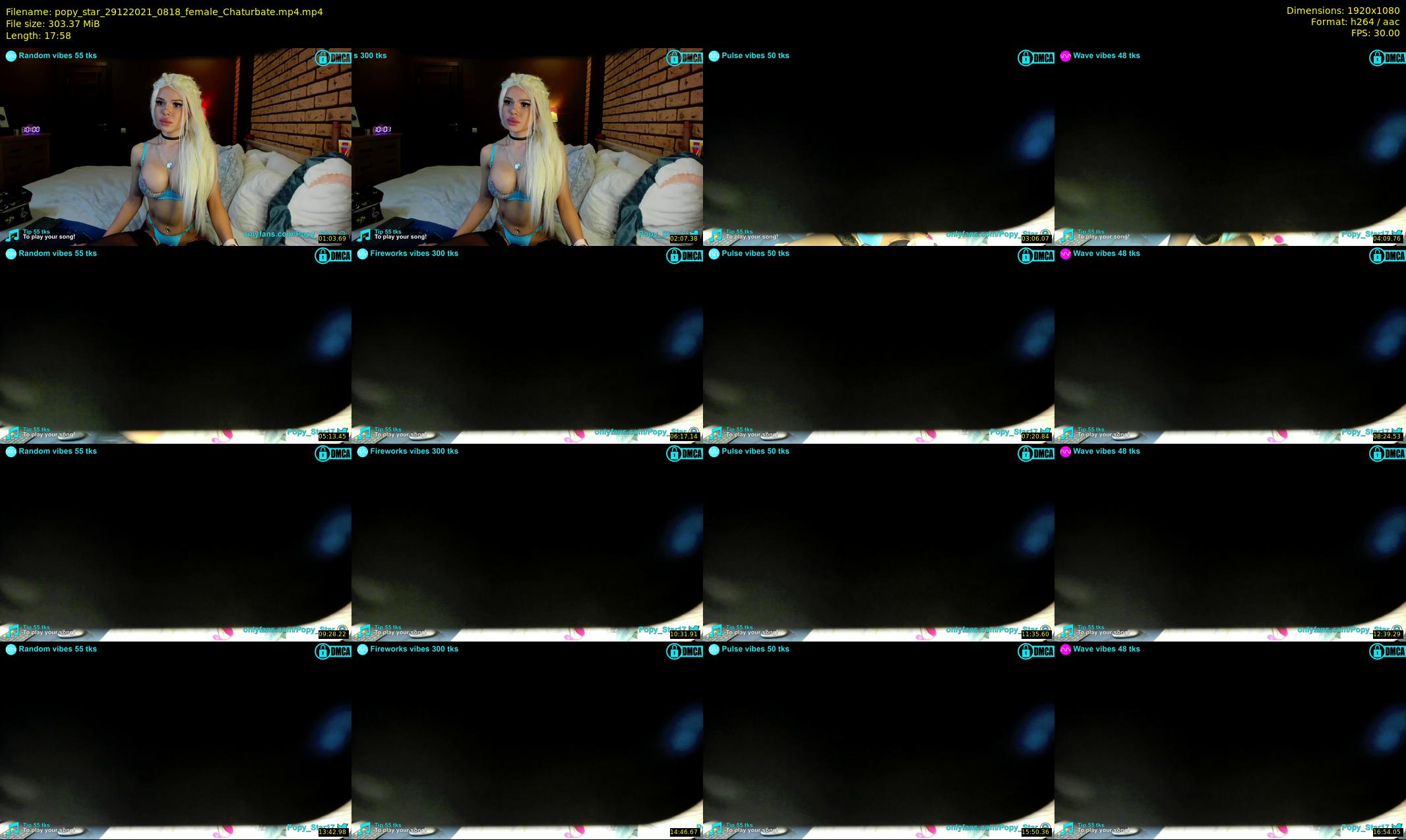 popy_star — 18 minute Chaturbate couple cam show recording, 1080p, Dec 29, 2021