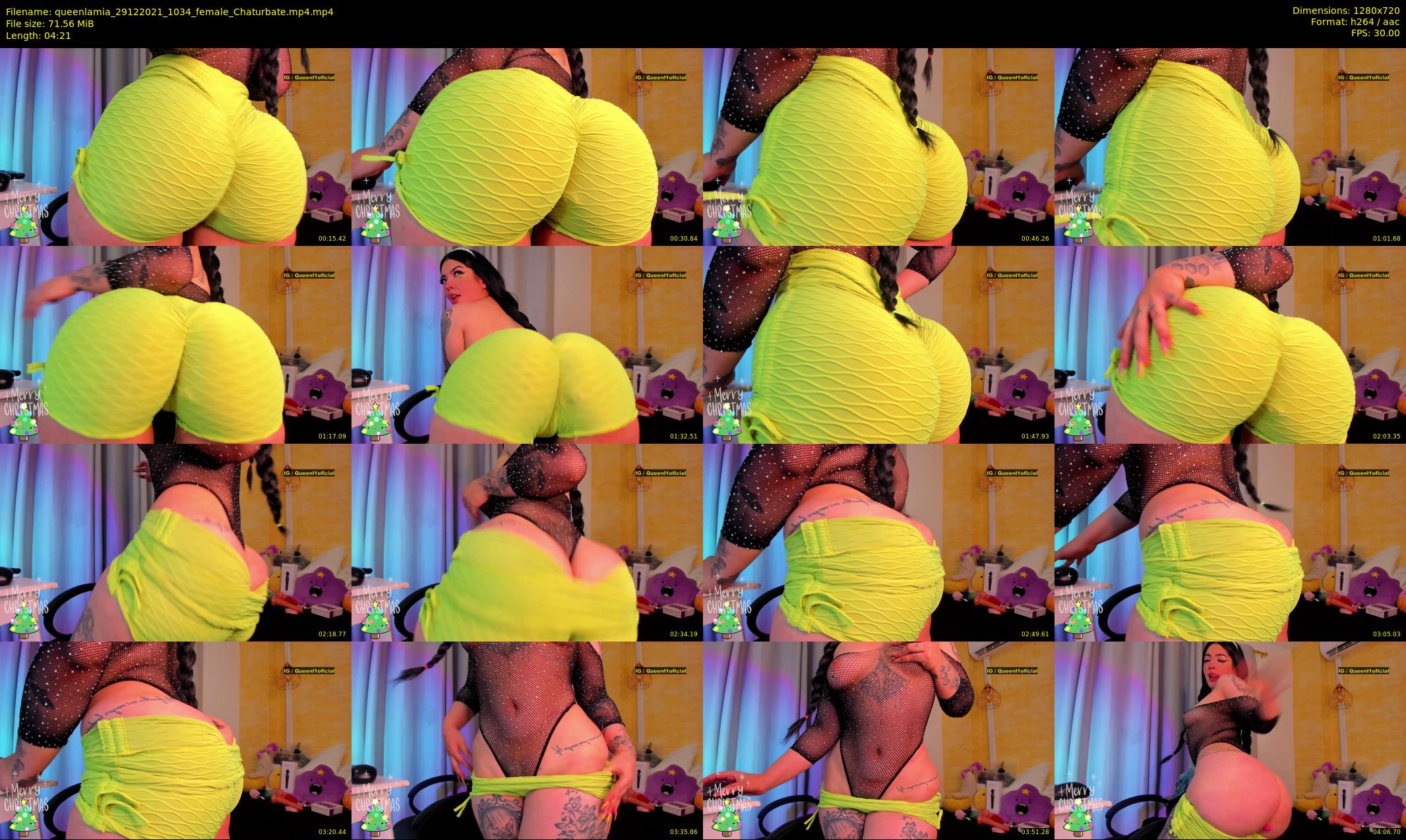 queenlamia — 5 minute Chaturbate female cam show recording, 720p, Dec 29, 2021