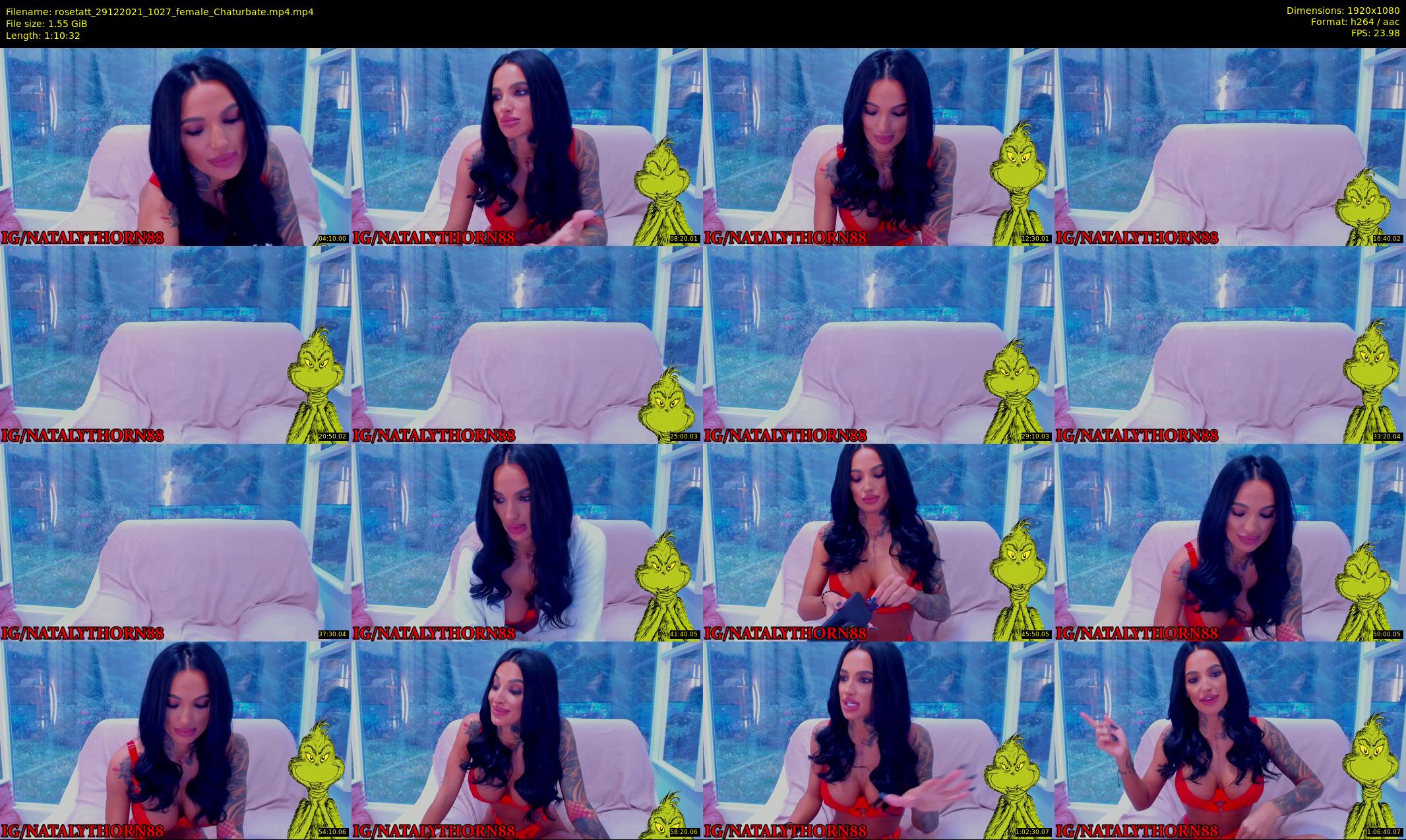 rosetatt — 71 minute Chaturbate female cam show recording, 1080p, Dec 29, 2021