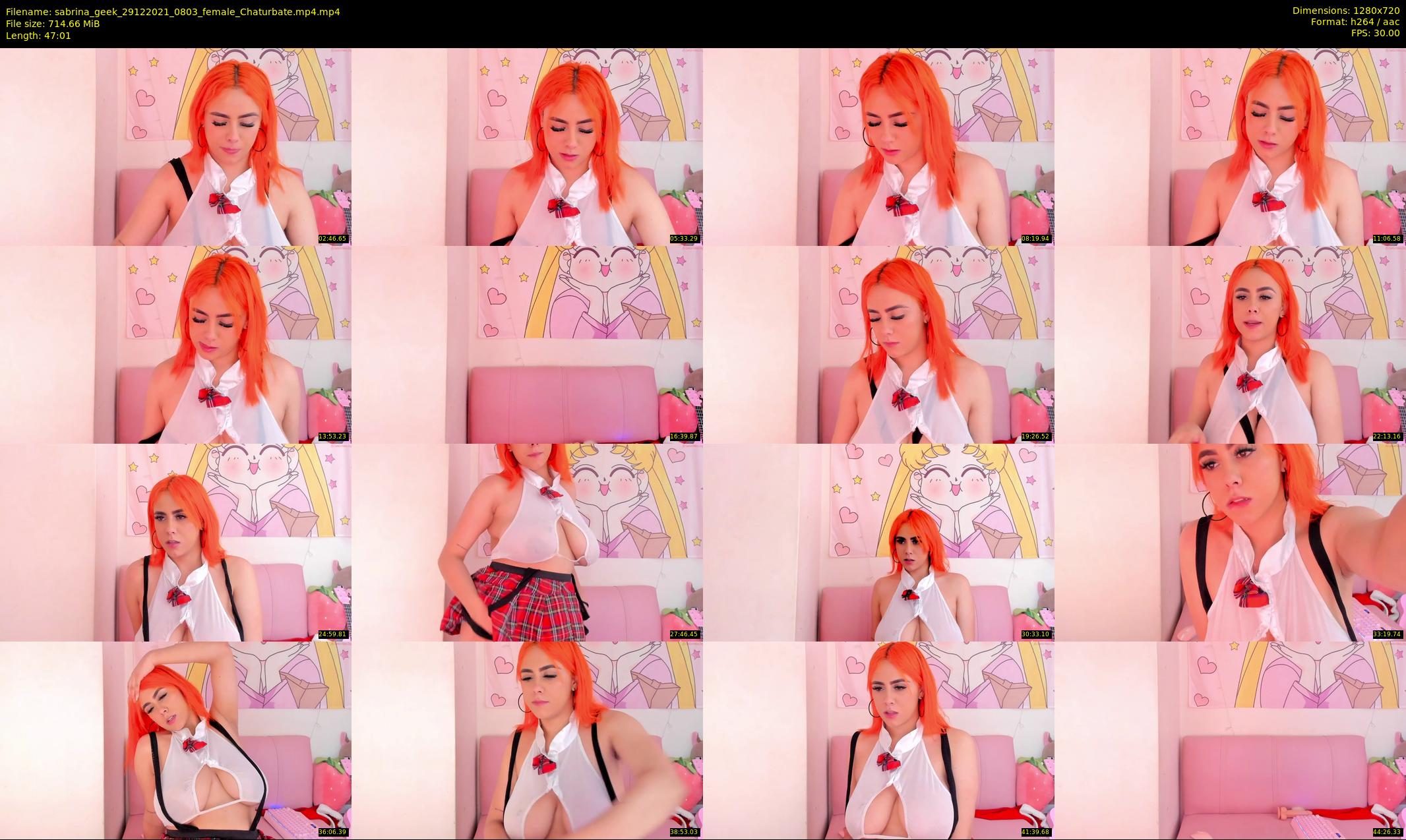 sabrina_geek — 48 minute Chaturbate female cam show recording, 720p, Dec 29, 2021