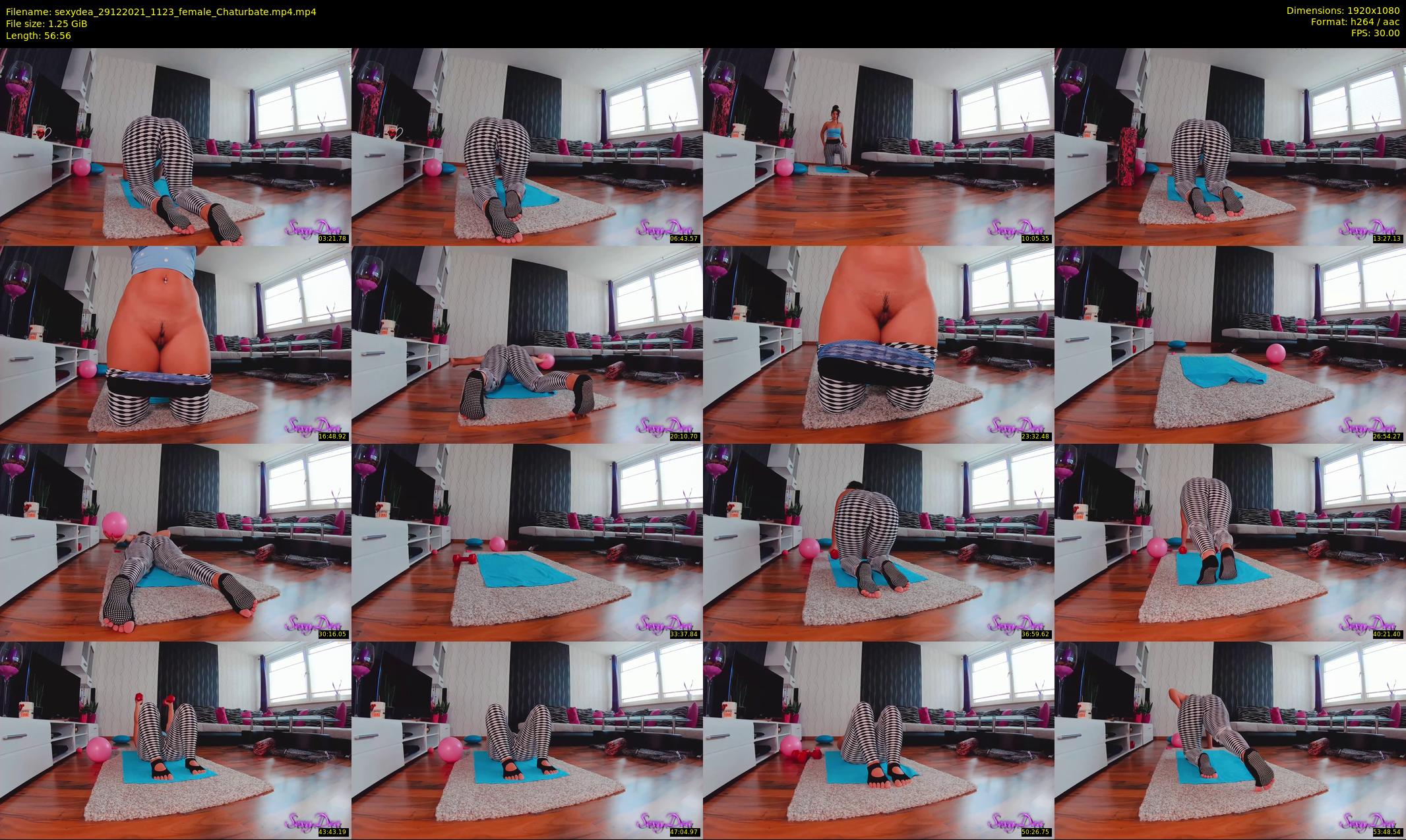 sexydea — 57 minute Chaturbate female cam show recording, 1080p, Dec 29, 2021