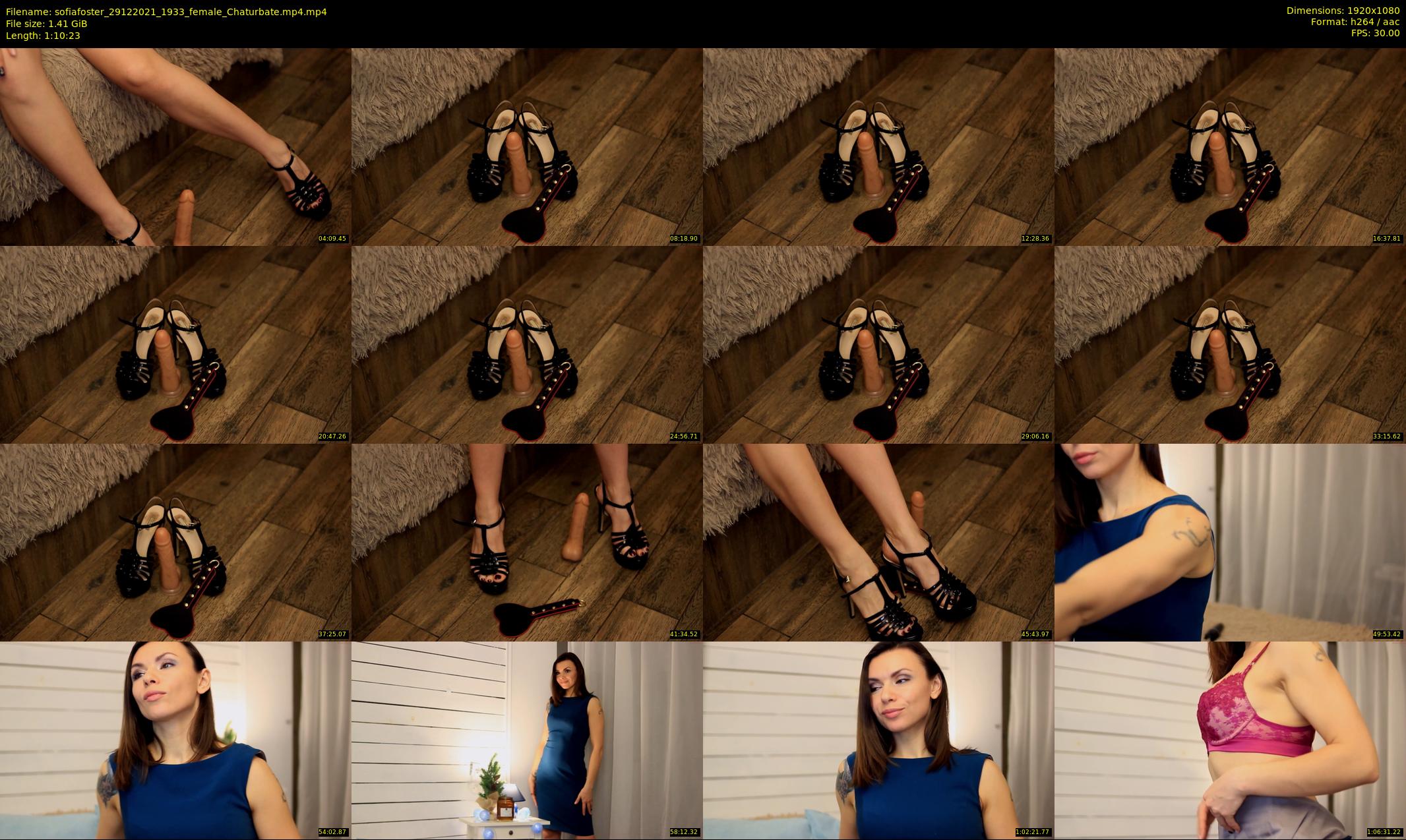 sofiafoster — 71 minute Chaturbate female cam show recording, 1080p, Dec 29, 2021