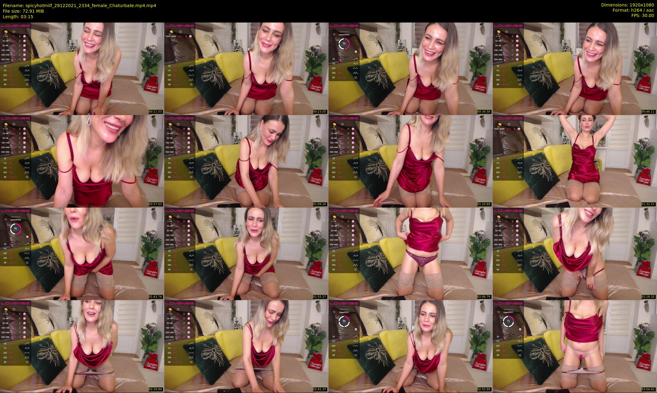 spicyhotmilf — 4 minute Chaturbate female cam show recording, 1080p, Dec 29, 2021