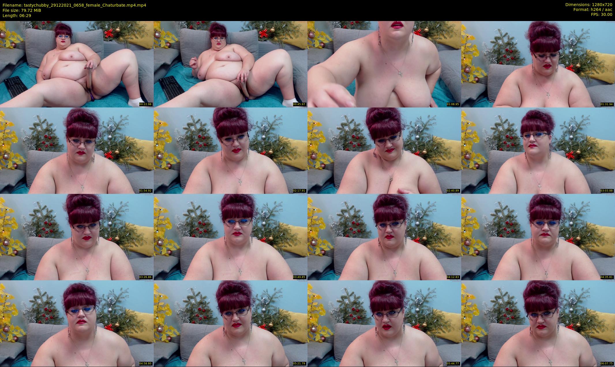 tastychubby — 7 minute Chaturbate female cam show recording, 720p, Dec 29, 2021