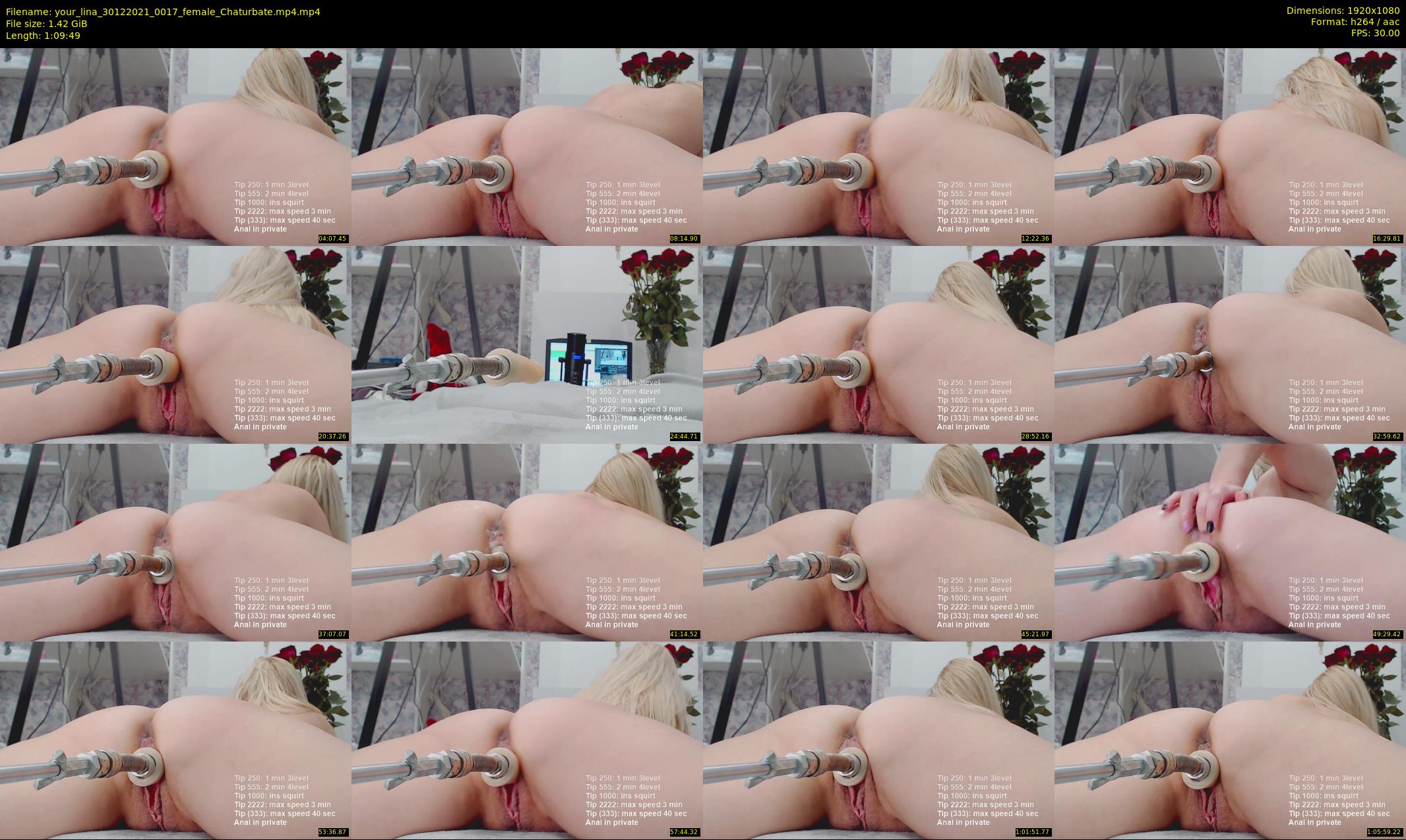 your_lina — 70 minute Chaturbate female cam show recording, 1080p, Dec 30, 2021