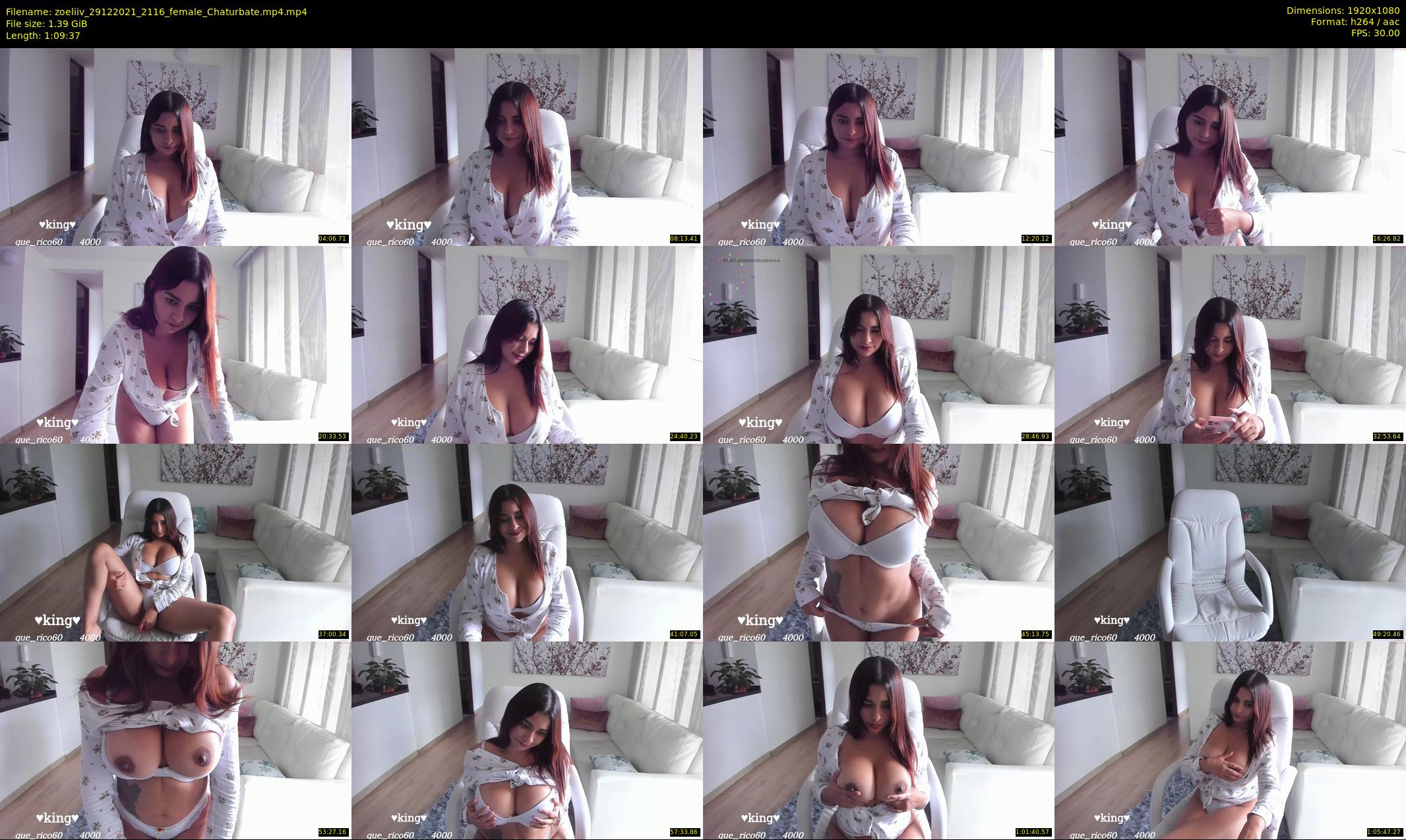 zoeliiv — 70 minute Chaturbate female cam show recording, 1080p, Dec 29, 2021