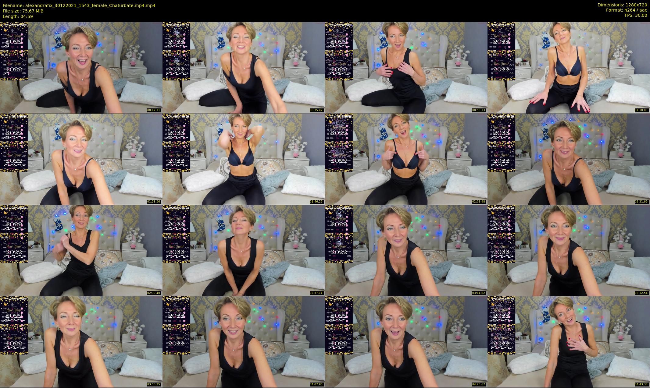 alexandrafix — 5 minute Chaturbate female cam show recording, 720p, Dec 30, 2021