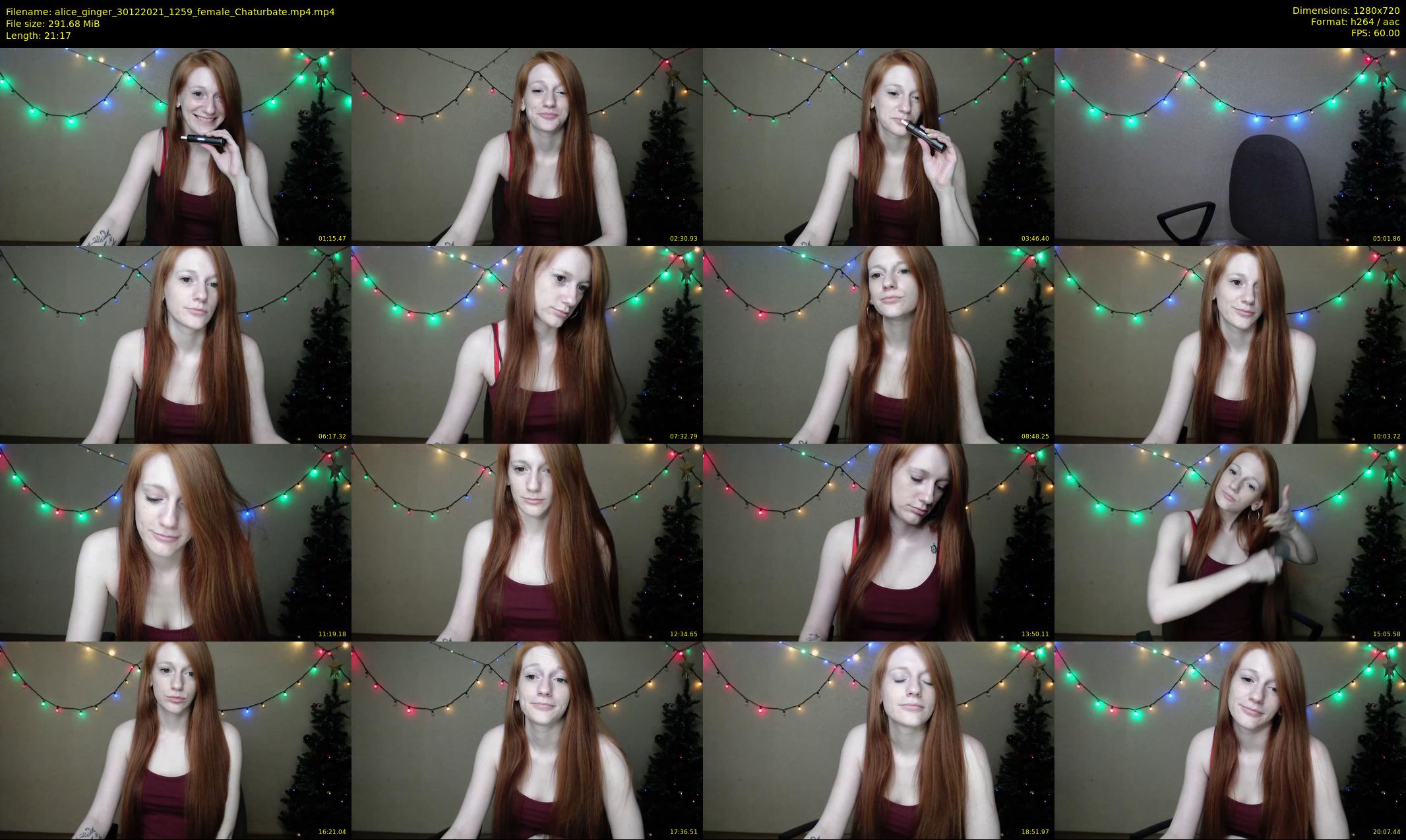 alice_ginger — 22 minute Chaturbate female cam show recording, 720p, Dec 30, 2021