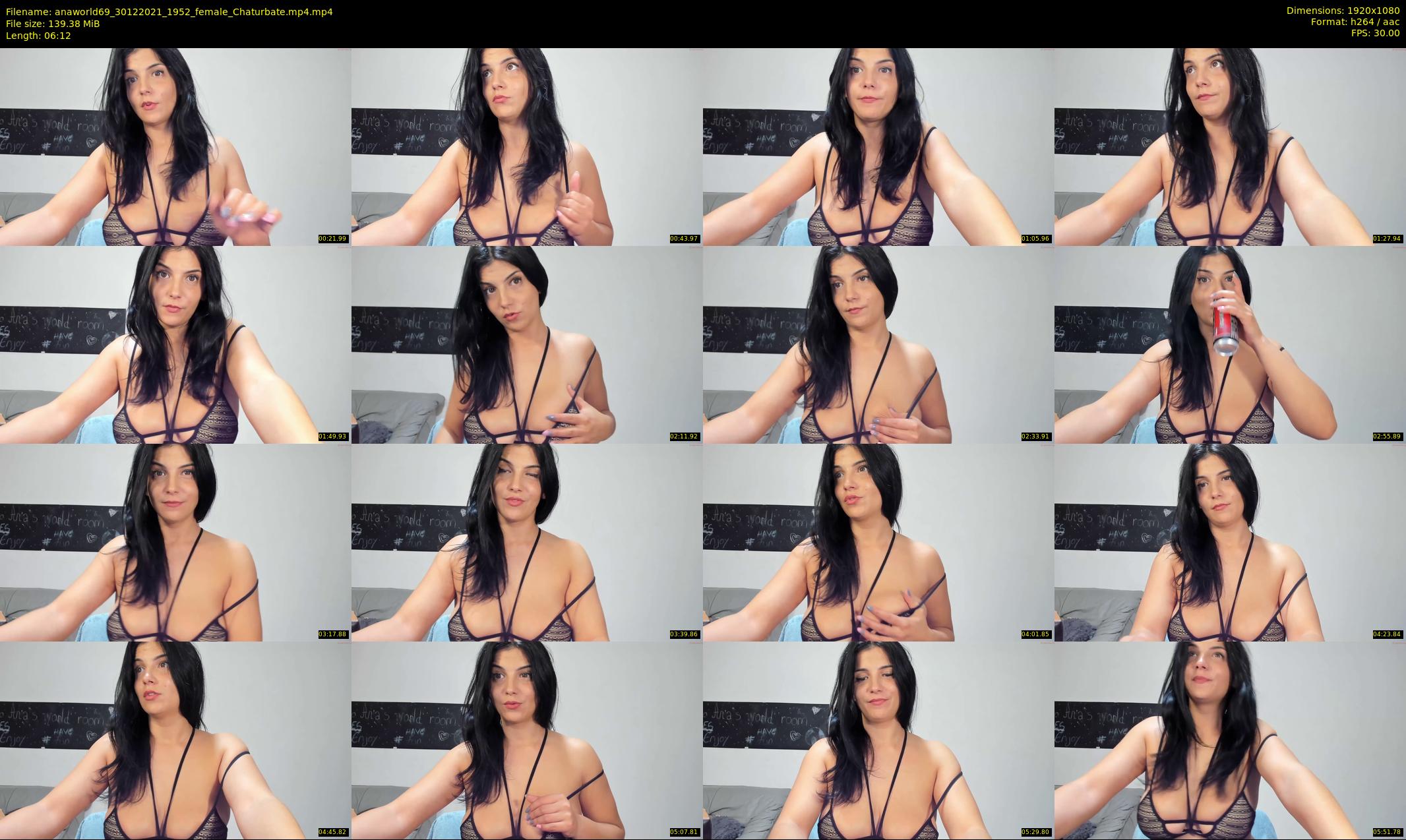 anaworld69 — 7 minute Chaturbate female cam show recording, 1080p, Dec 30, 2021