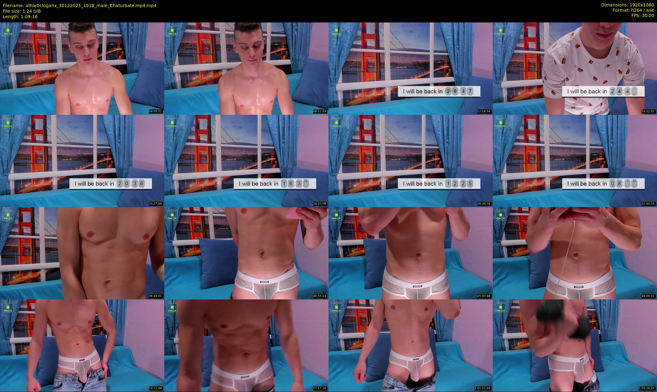 athleticloganx — 70 minute Chaturbate male cam show recording, 1080p, Dec 30, 2021