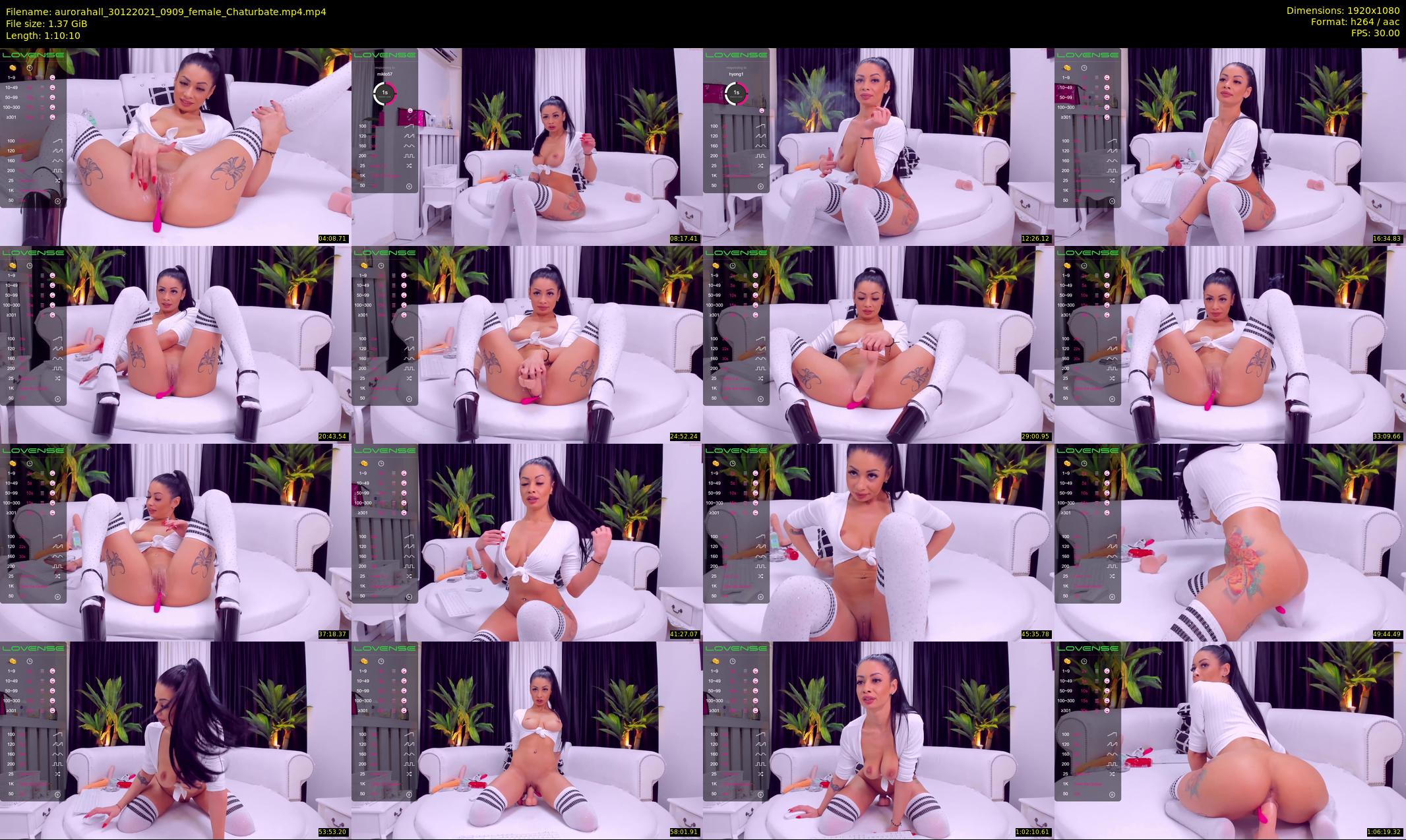 aurorahall — 71 minute Chaturbate female cam show recording, 1080p, Dec 30, 2021