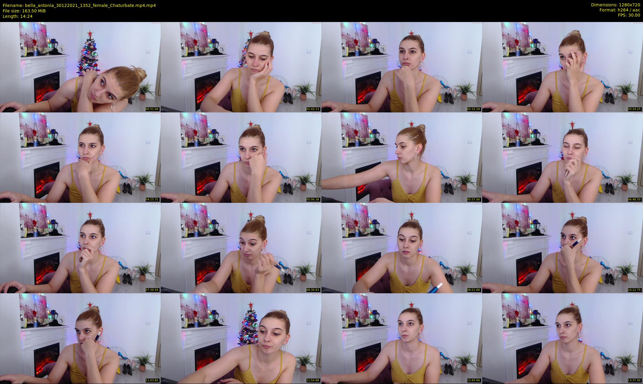bella_antonia — 15 minute Chaturbate female cam show recording, 720p, Dec 30, 2021