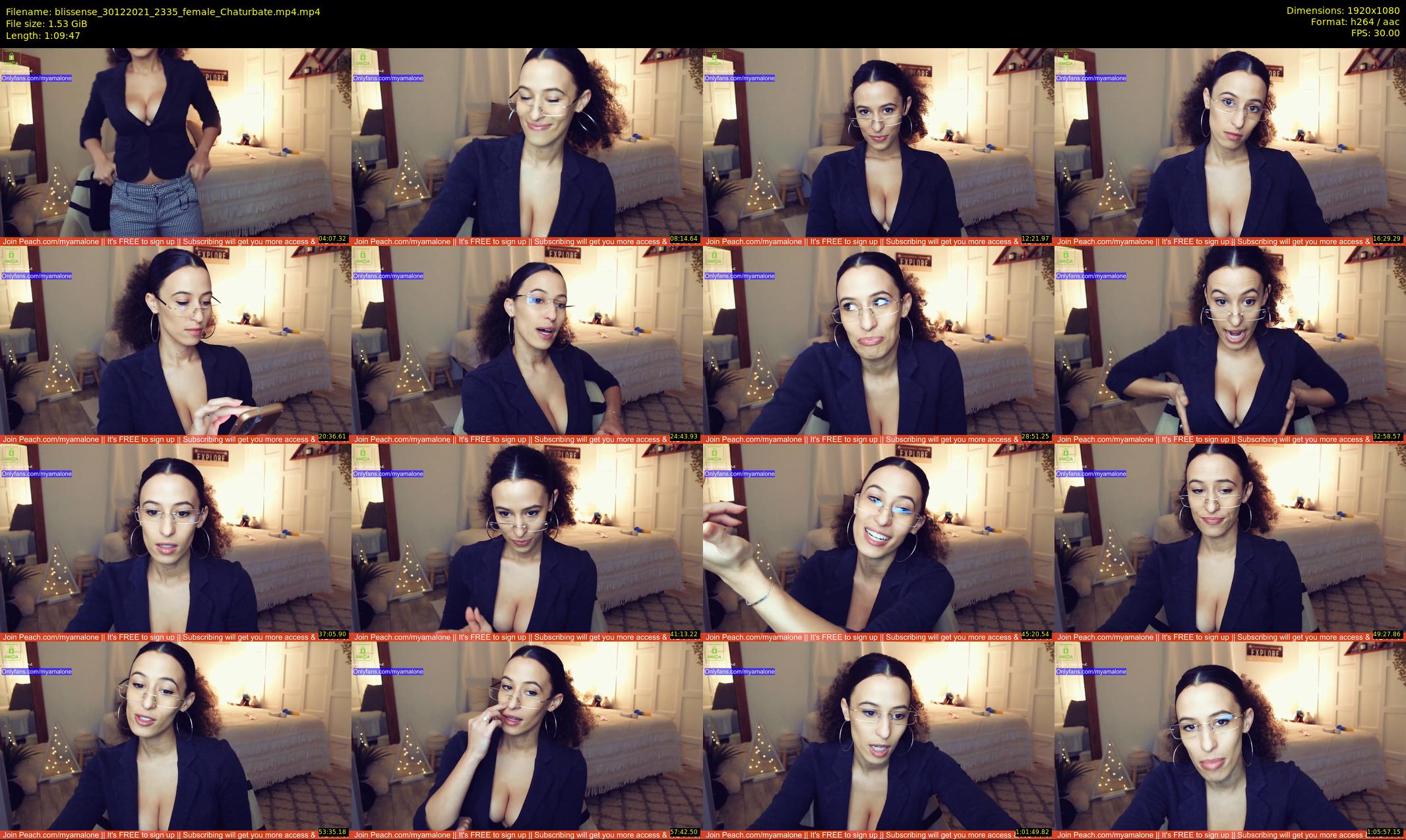 blissense — 70 minute Chaturbate female cam show recording, 1080p, Dec 30, 2021