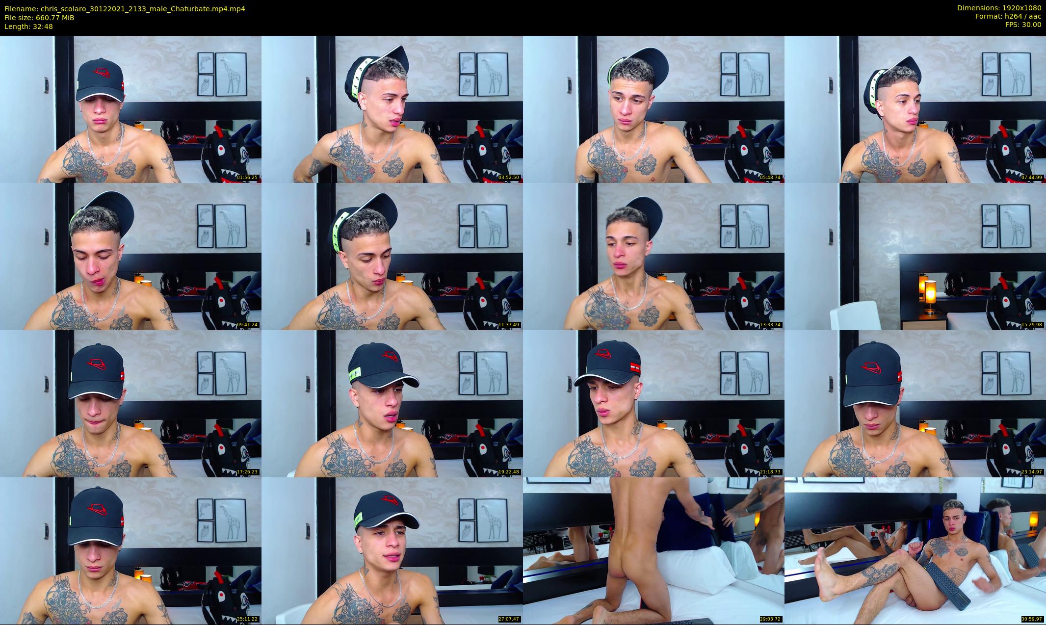 chris_scolaro — 33 minute Chaturbate male cam show recording, 1080p, Dec 30, 2021