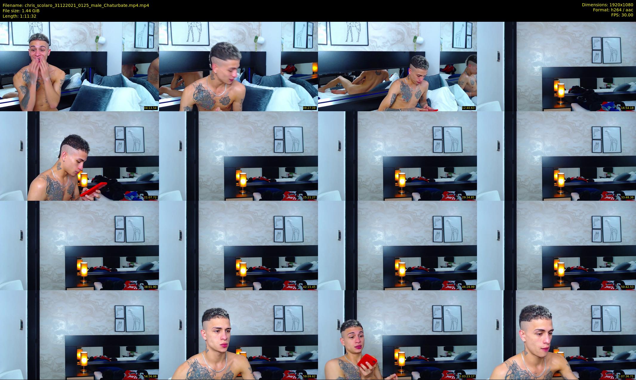 chris_scolaro — 72 minute Chaturbate male cam show recording, 1080p, Dec 31, 2021
