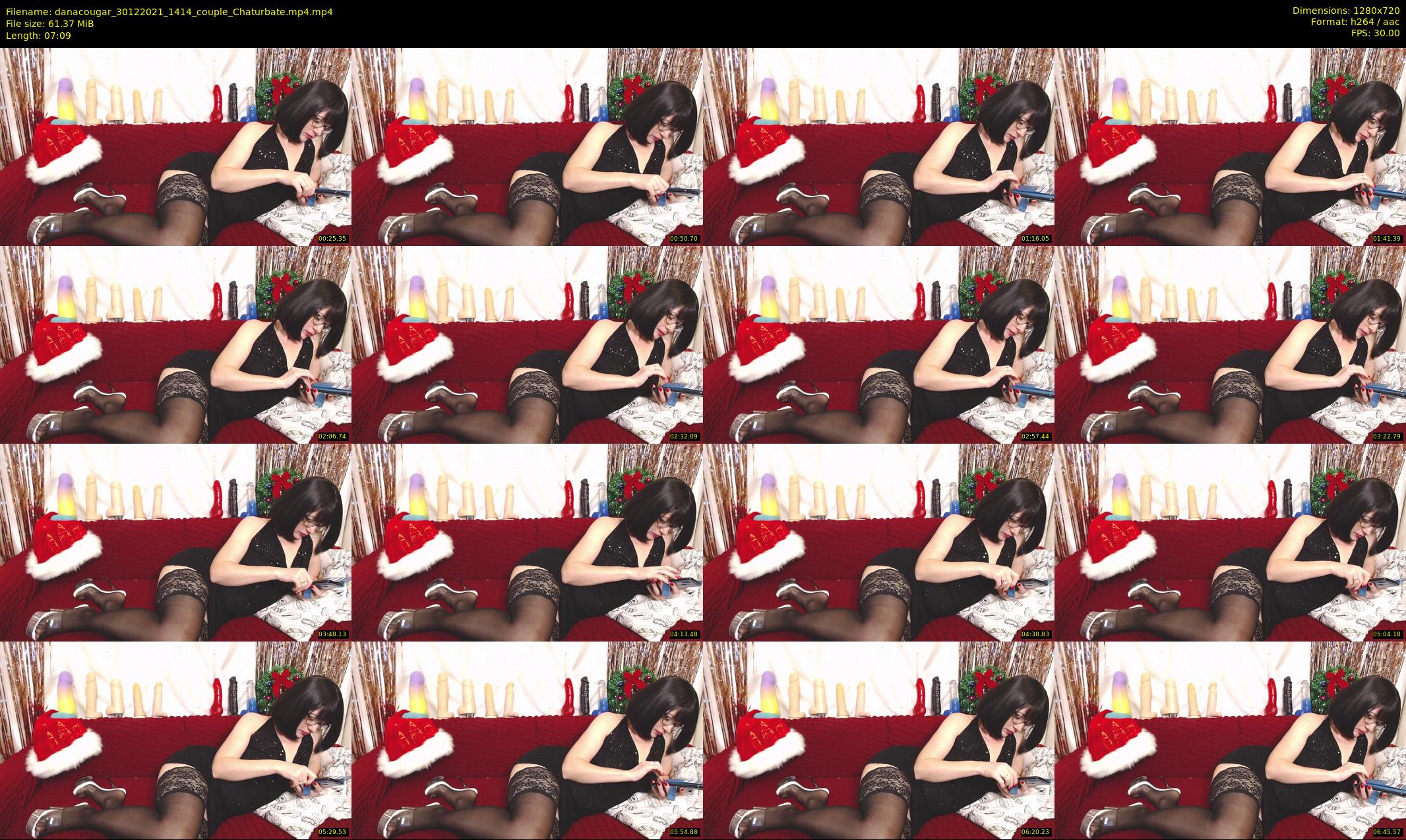 danacougar — 8 minute Chaturbate female cam show recording, 720p, Dec 30, 2021