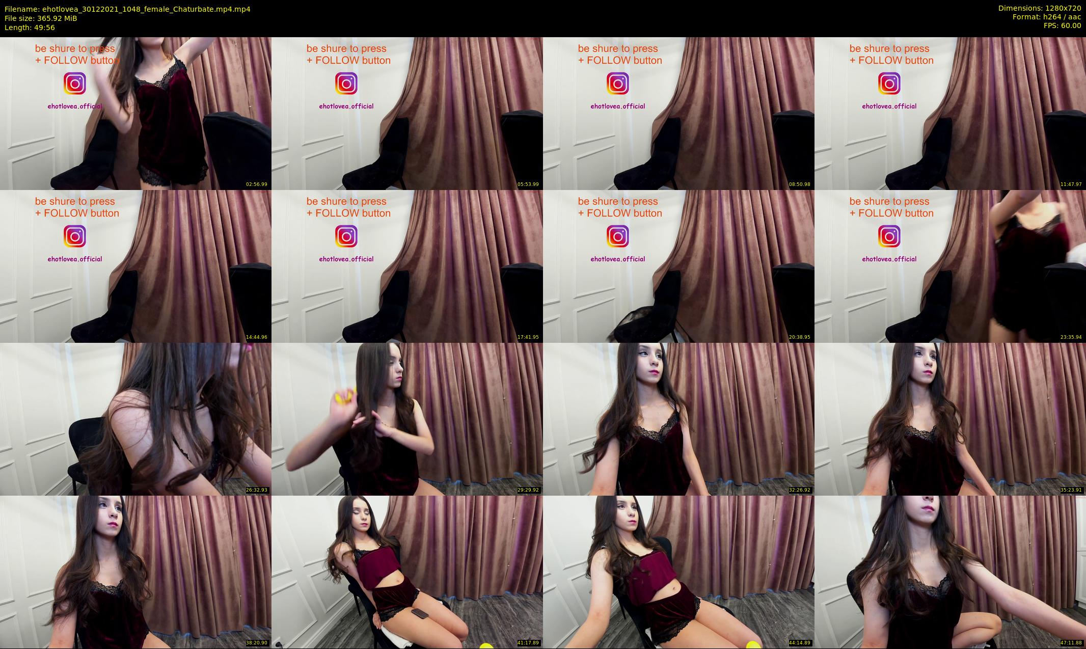 ehotlovea — 50 minute Chaturbate female cam show recording, 720p, Dec 30, 2021