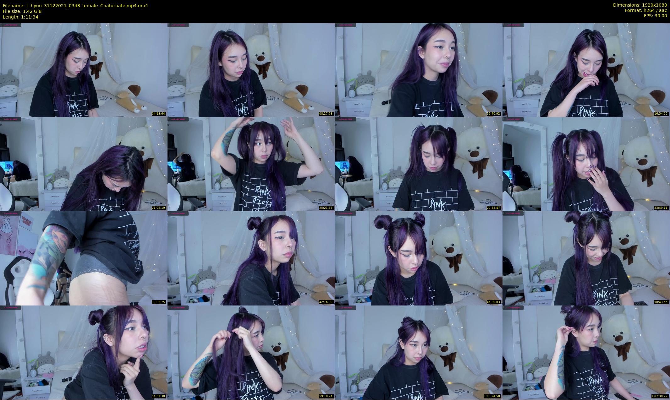 ji_hyun — 72 minute Chaturbate female cam show recording, 1080p, Dec 31, 2021