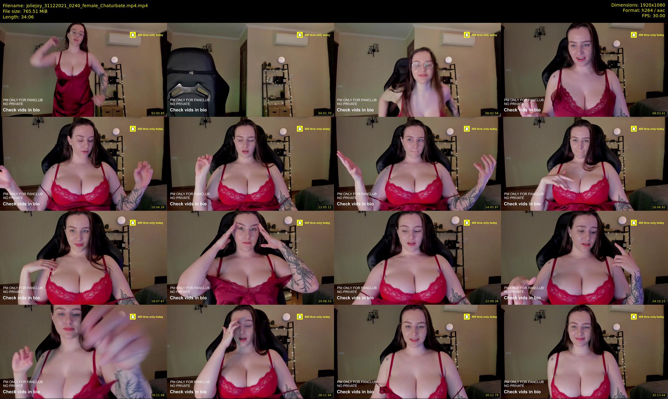 joliejoy — 35 minute Chaturbate female cam show recording, 1080p, Dec 31, 2021
