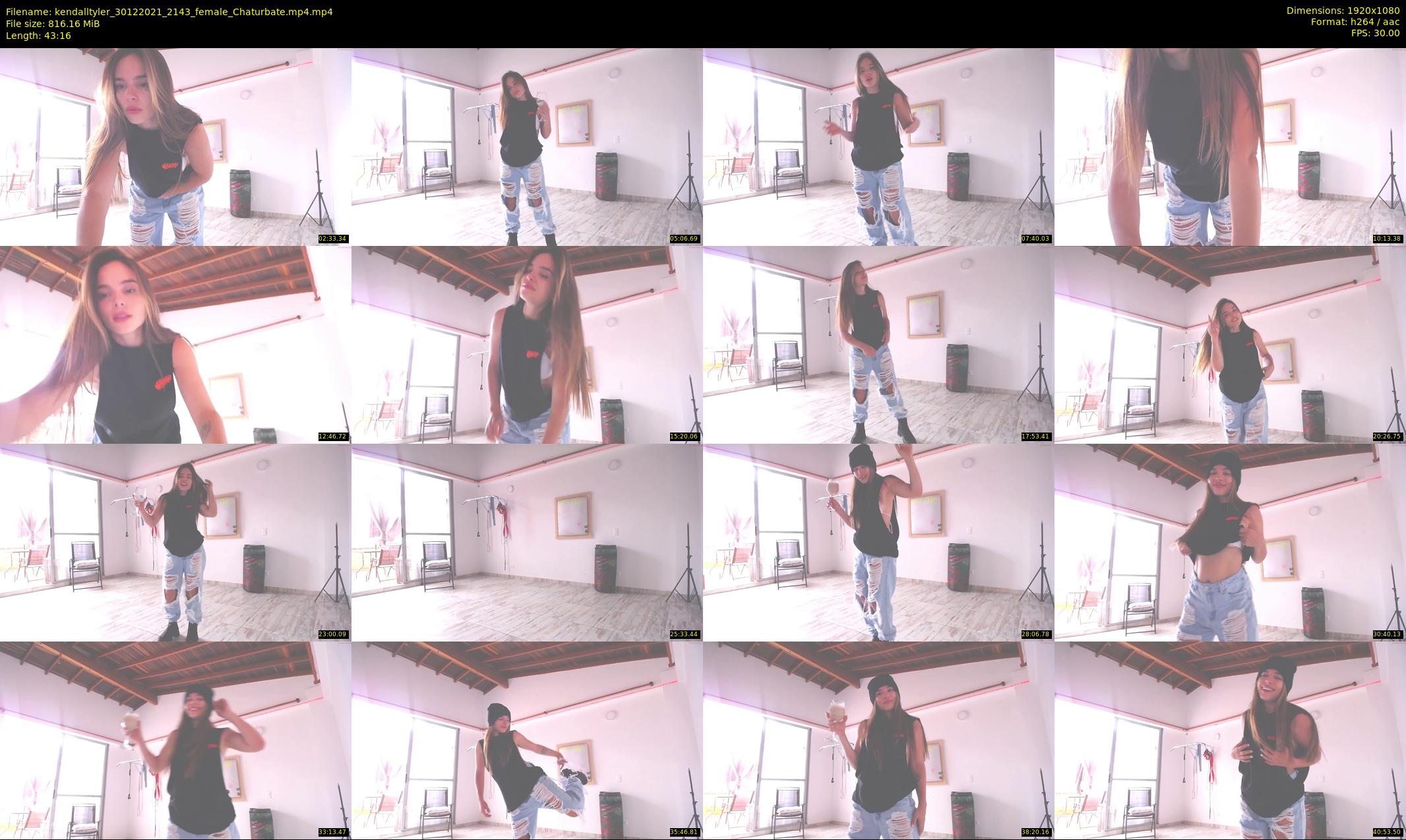kendalltyler — 44 minute Chaturbate female cam show recording, 1080p, Dec 30, 2021