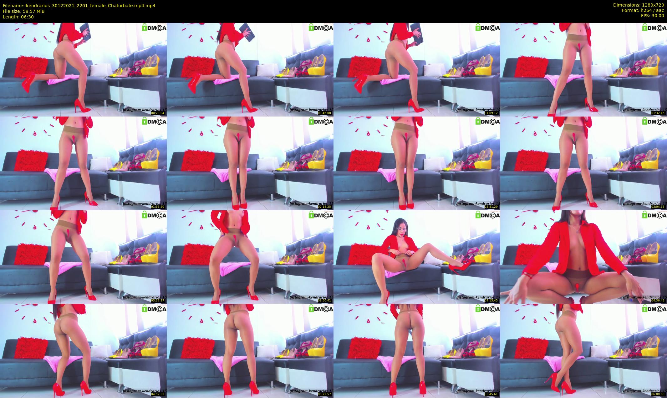 kendrarios — 7 minute Chaturbate female cam show recording, 720p, Dec 30, 2021