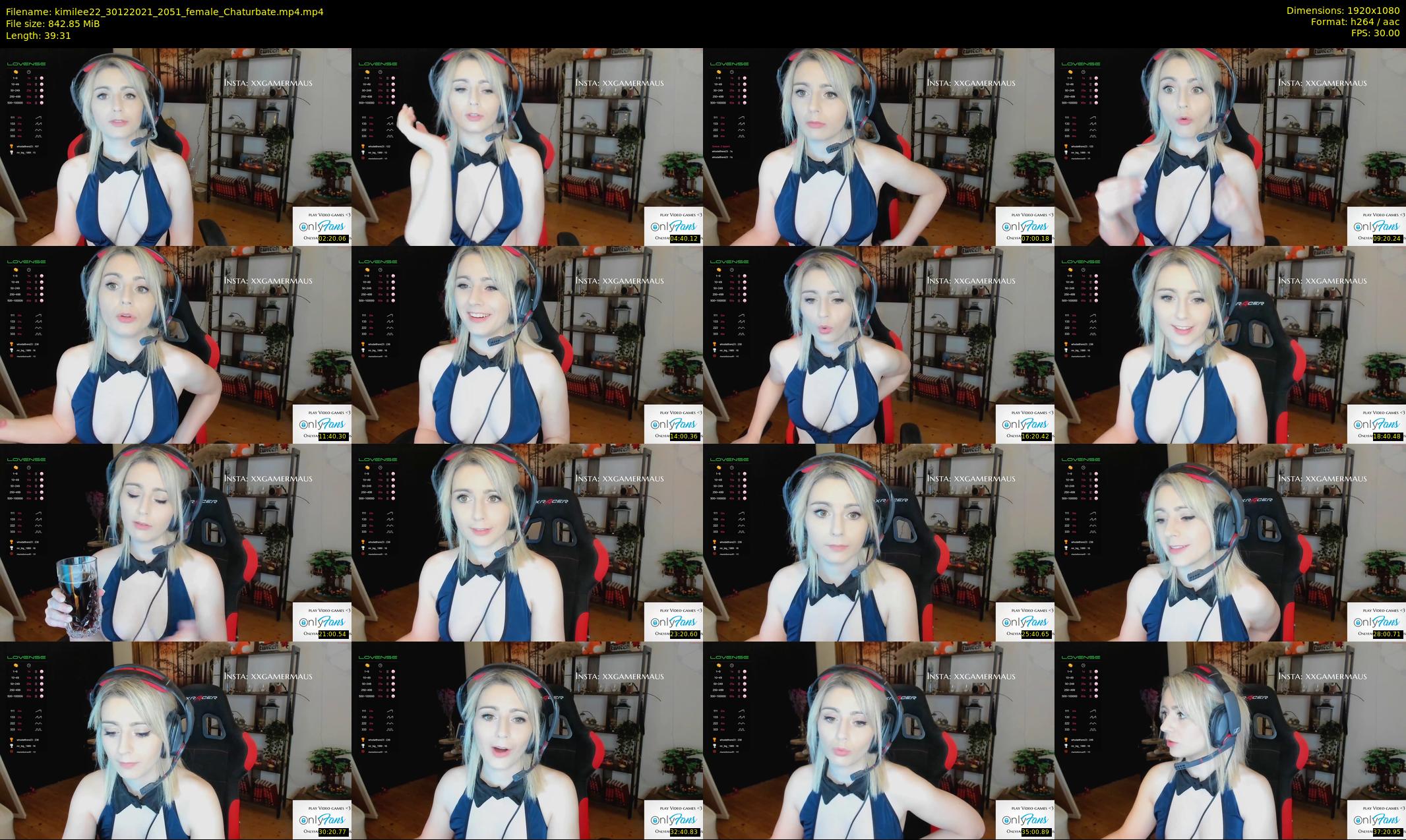 kimilee22 — 40 minute Chaturbate female cam show recording, 1080p, Dec 30, 2021