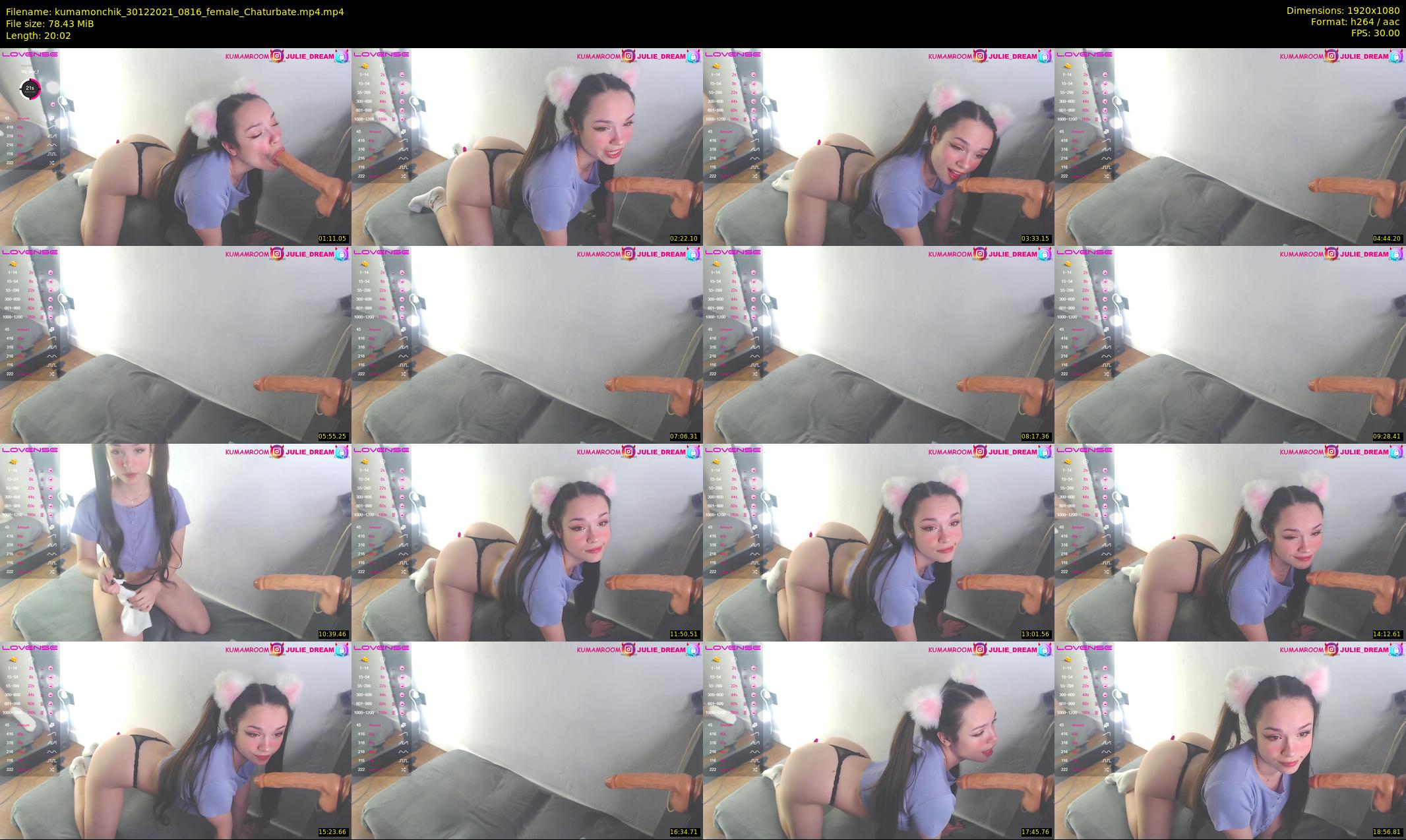 kumamonchik — 21 minute Chaturbate couple cam show recording, 1080p, Dec 30, 2021