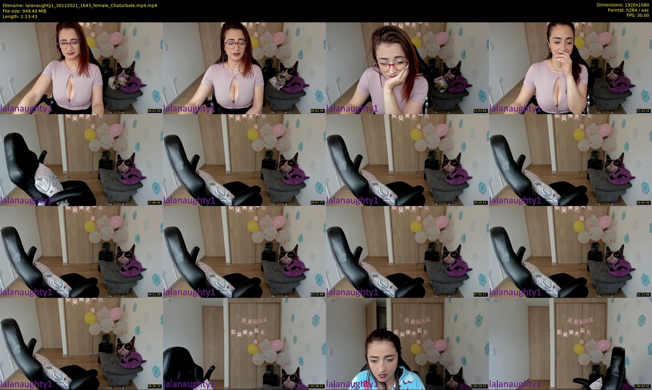 lalanaughty1 — 74 minute Chaturbate female cam show recording, 1080p, Dec 30, 2021