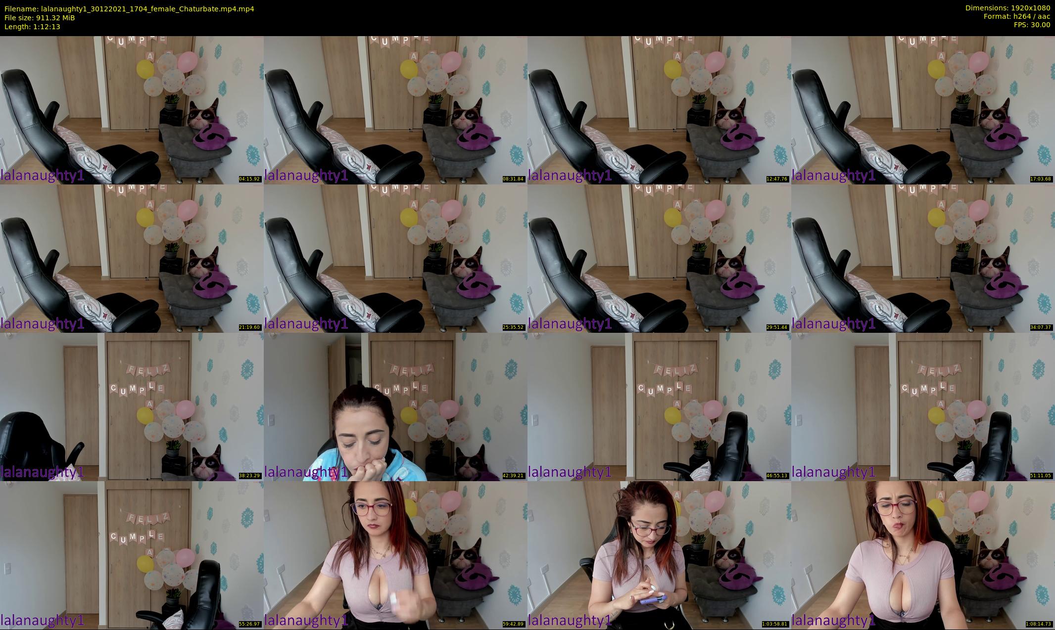 lalanaughty1 — 73 minute Chaturbate female cam show recording, 1080p, Dec 30, 2021