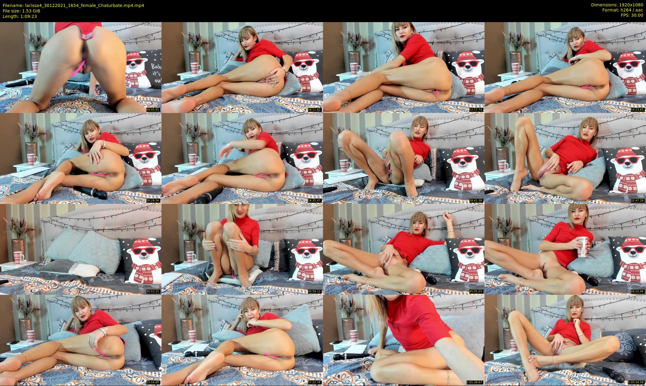larissa4 — 70 minute Chaturbate female cam show recording, 1080p, Dec 30, 2021