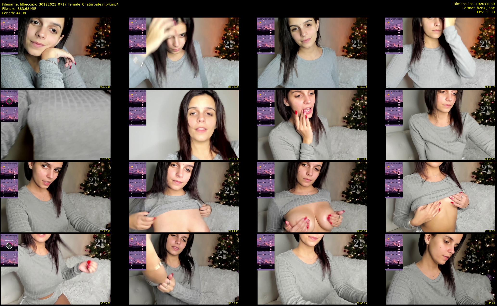 lilbeccaxo — 45 minute Chaturbate female cam show recording, 1080p, Dec 30, 2021