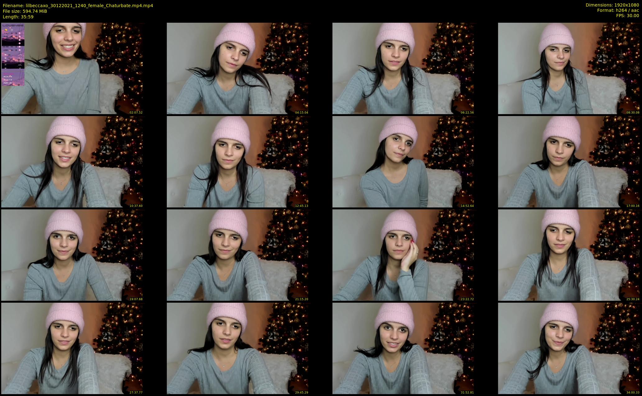lilbeccaxo — 36 minute Chaturbate female cam show recording, 1080p, Dec 30, 2021