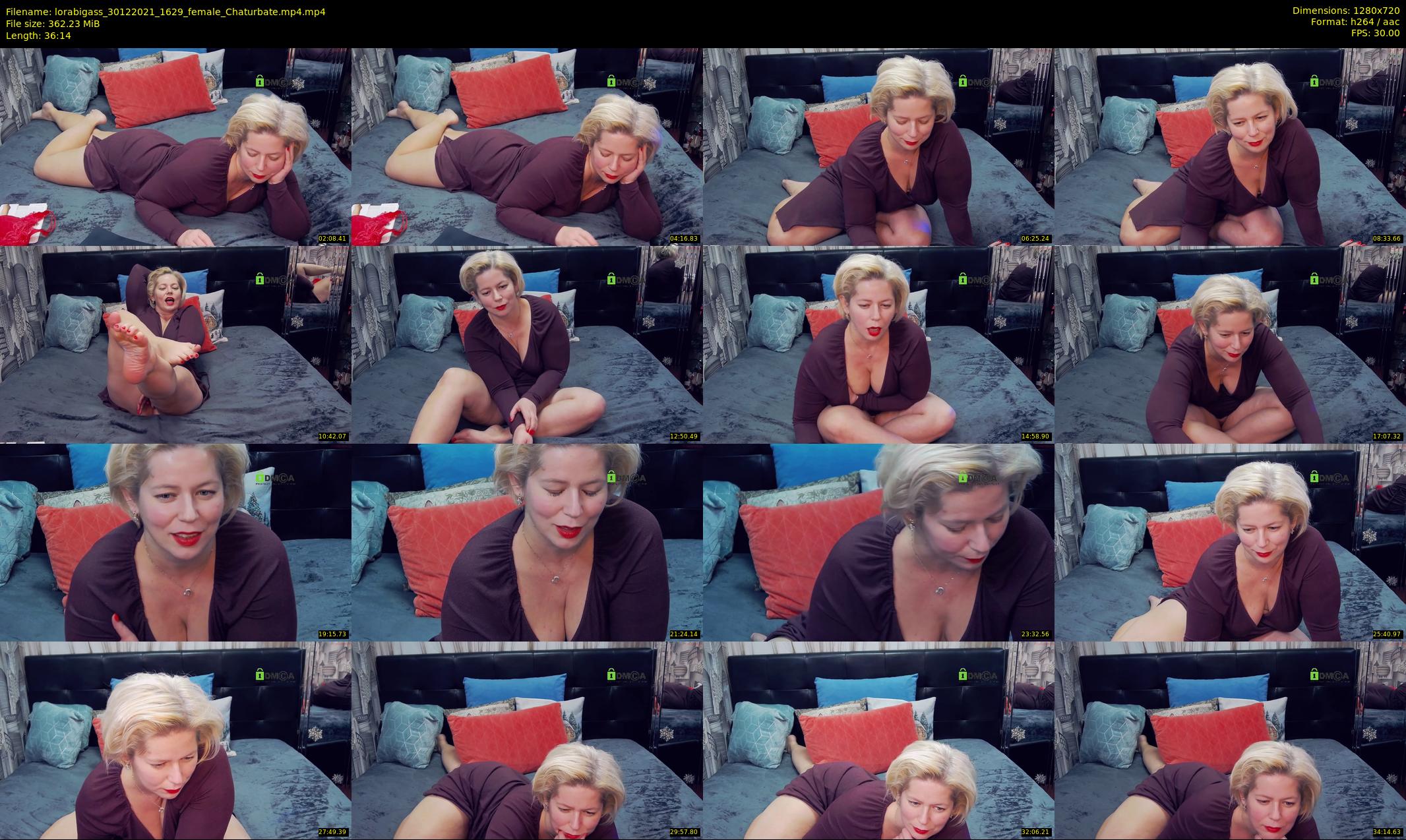 lorabigass — 37 minute Chaturbate female cam show recording, 720p, Dec 30, 2021