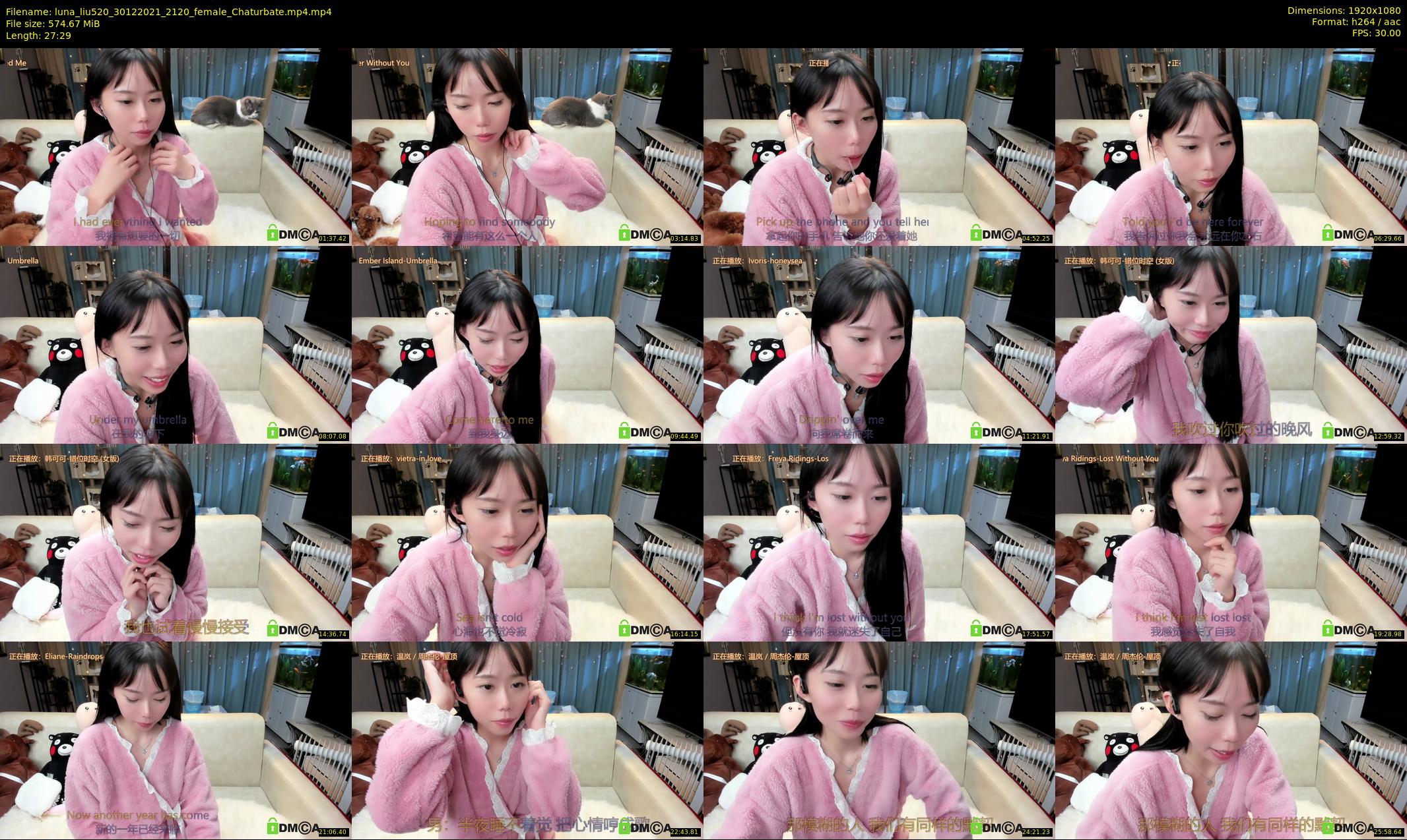 luna_liu520 — 28 minute Chaturbate female cam show recording, 1080p, Dec 30, 2021