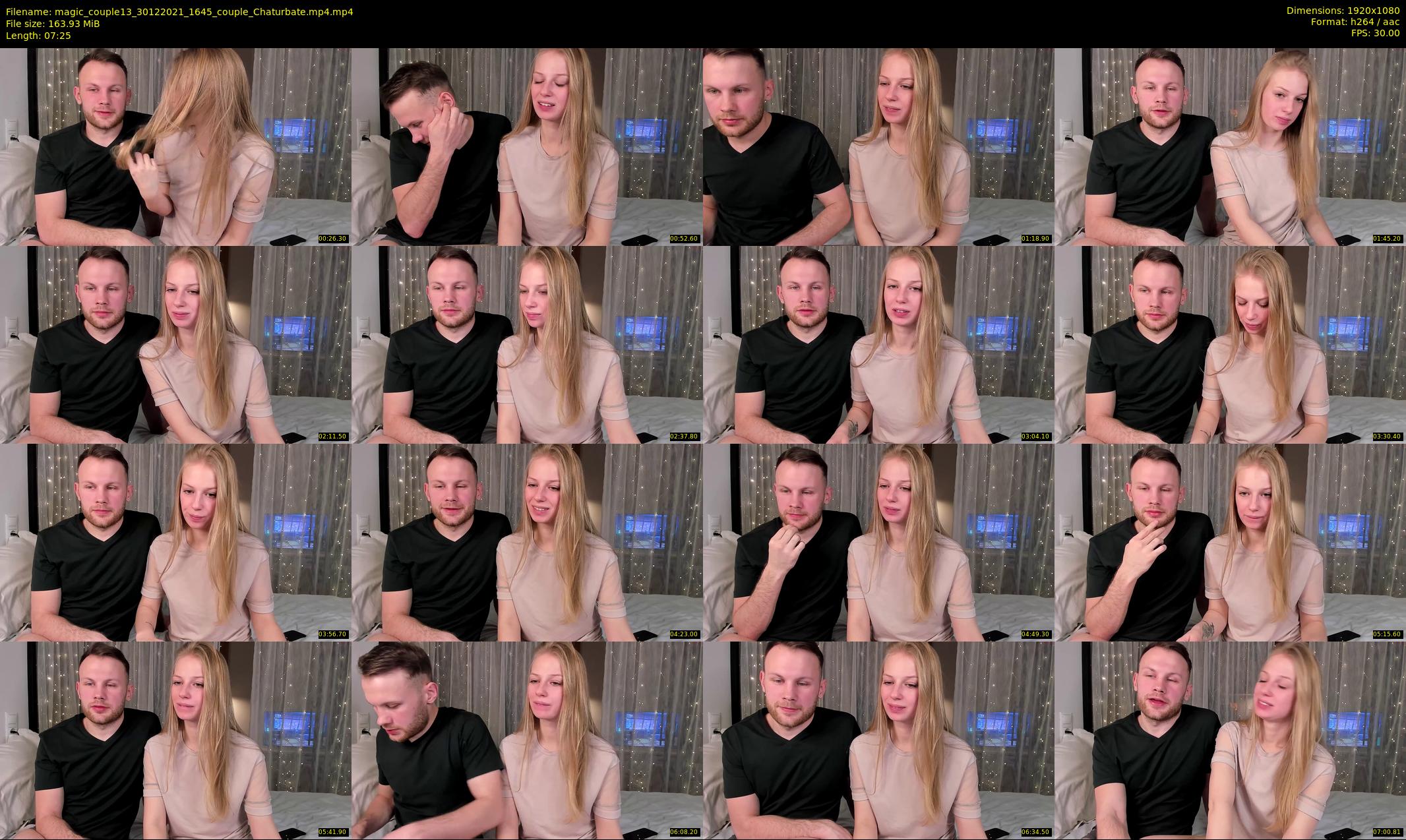 magic_couple13 — 8 minute Chaturbate couple cam show recording, 1080p, Dec 30, 2021