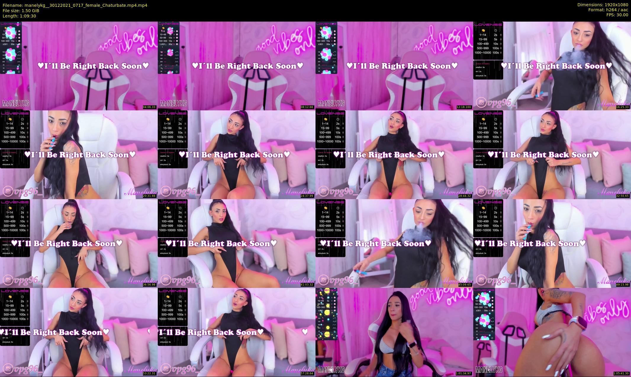 manelykg_ — 70 minute Chaturbate female cam show recording, 1080p, Dec 30, 2021