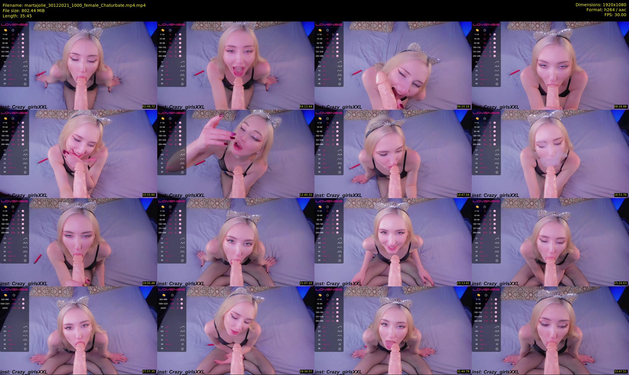 martajolie — 36 minute Chaturbate female cam show recording, 1080p, Dec 30, 2021