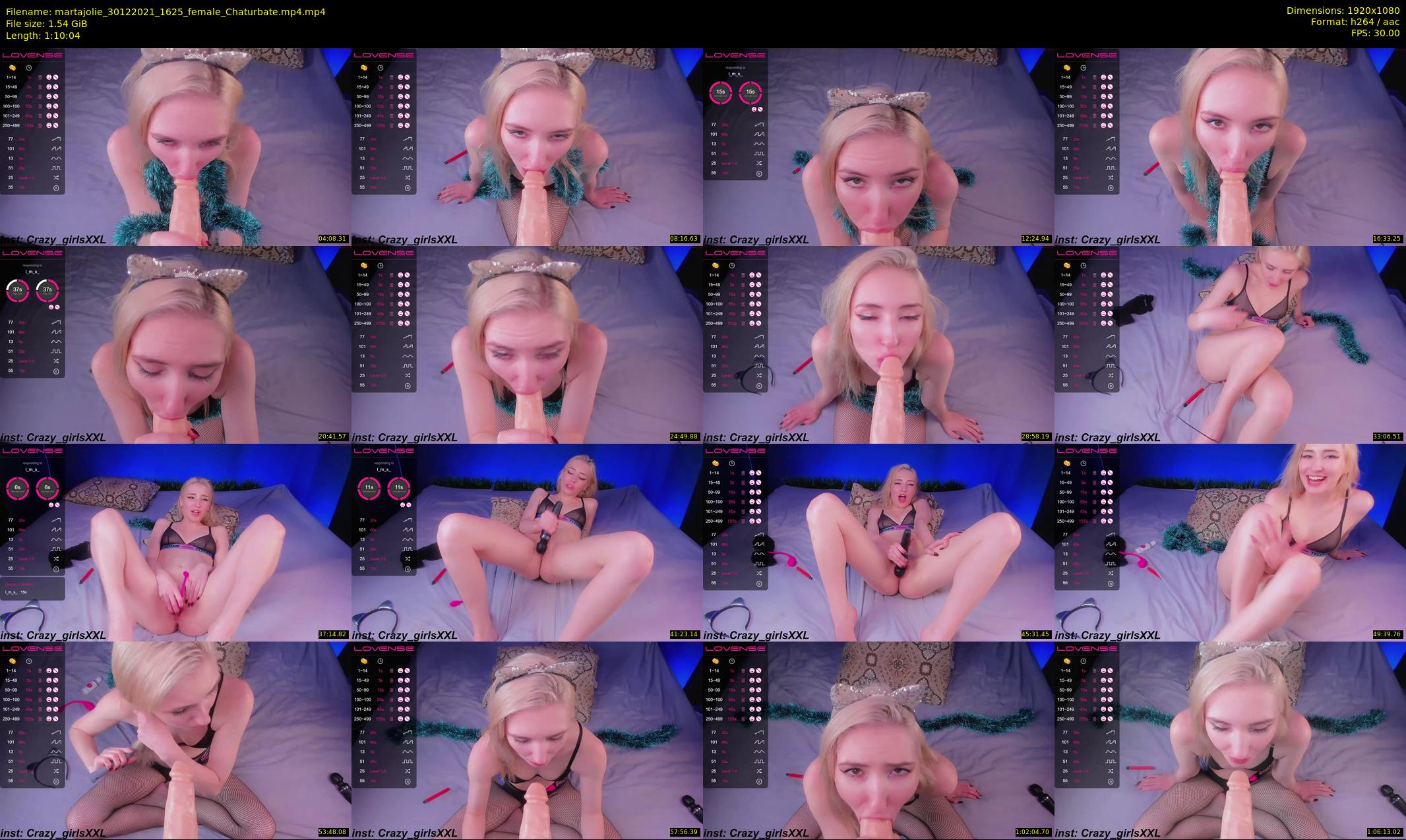 martajolie — 71 minute Chaturbate female cam show recording, 1080p, Dec 30, 2021