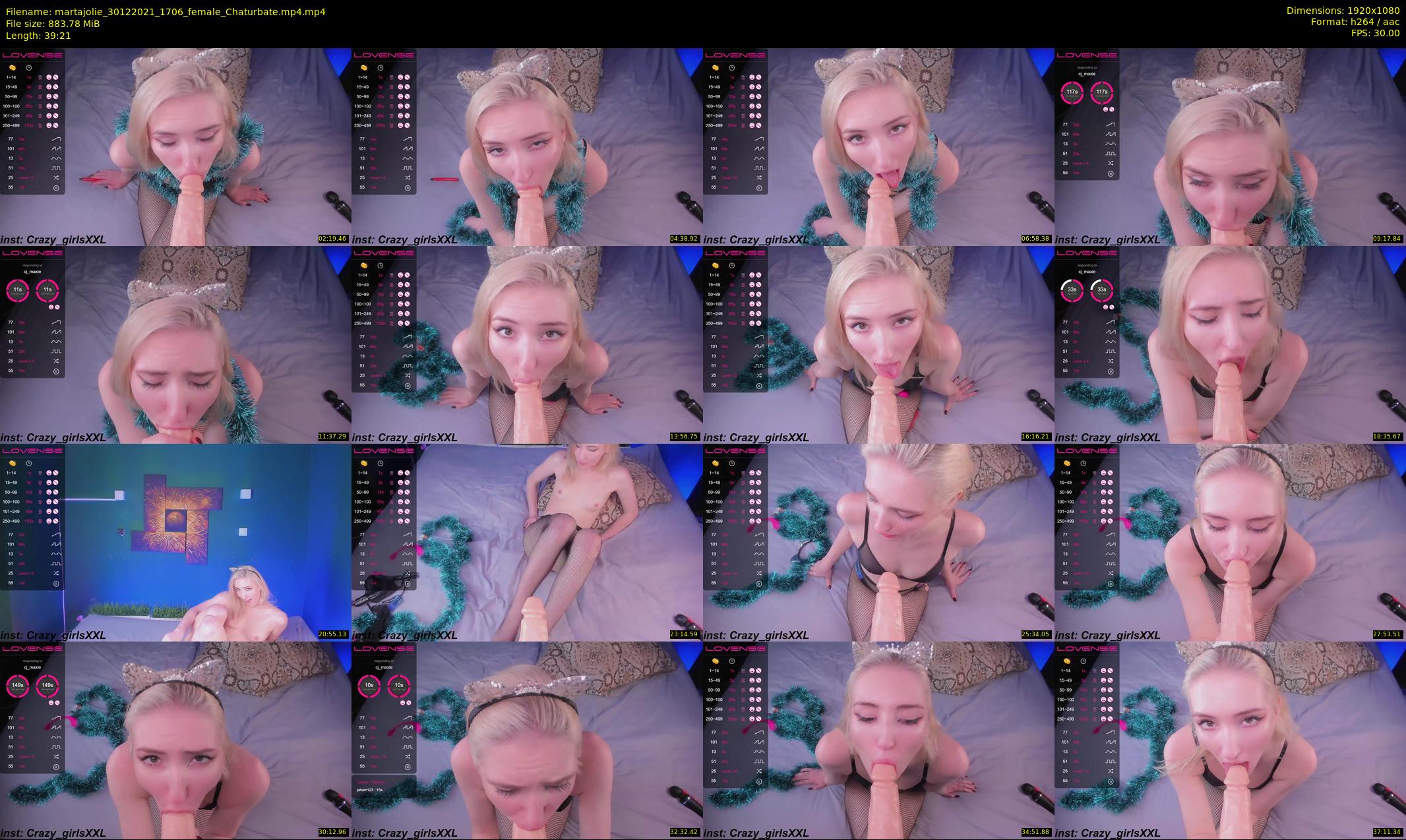 martajolie — 40 minute Chaturbate female cam show recording, 1080p, Dec 30, 2021
