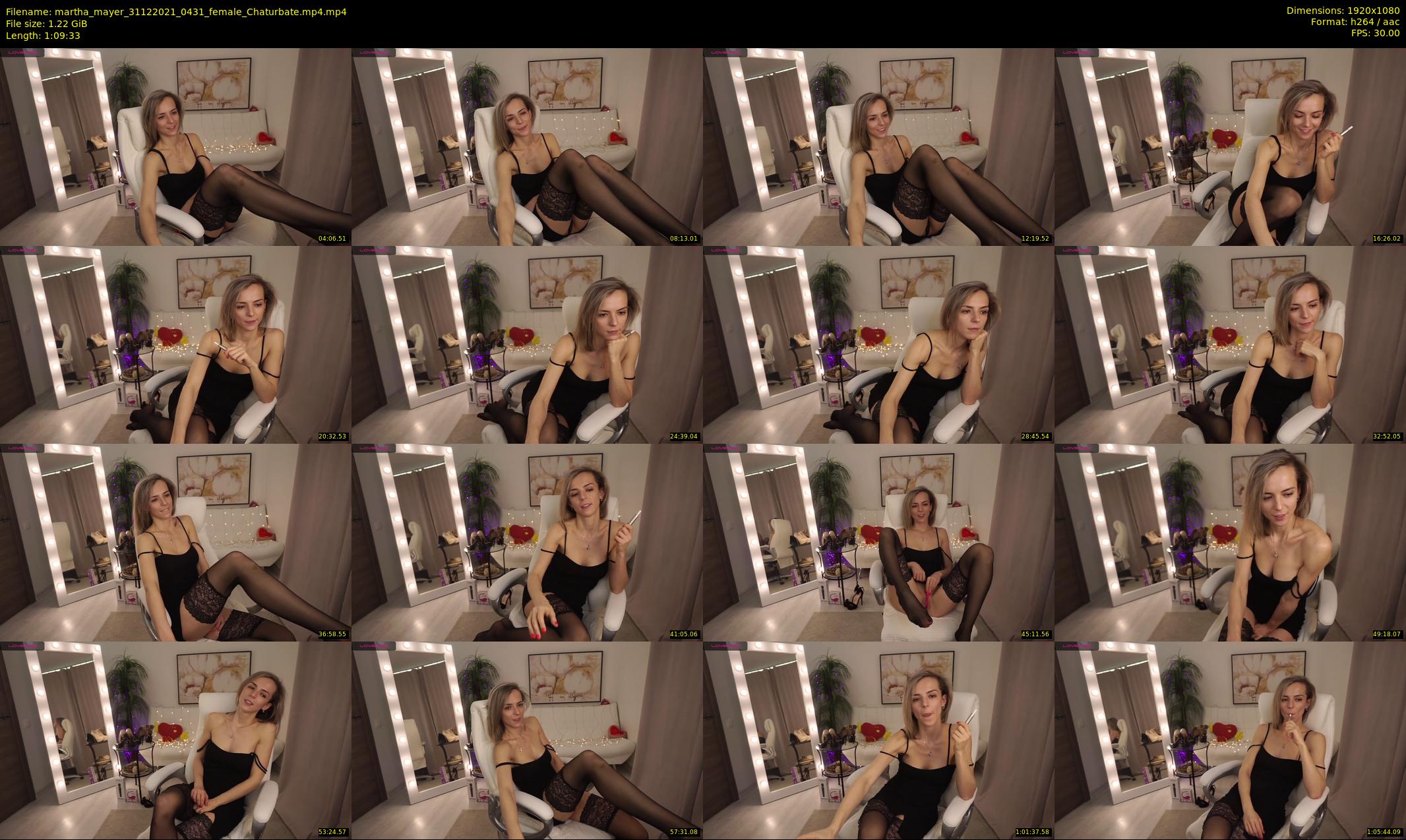 martha_mayer — 70 minute Chaturbate female cam show recording, 1080p, Dec 31, 2021
