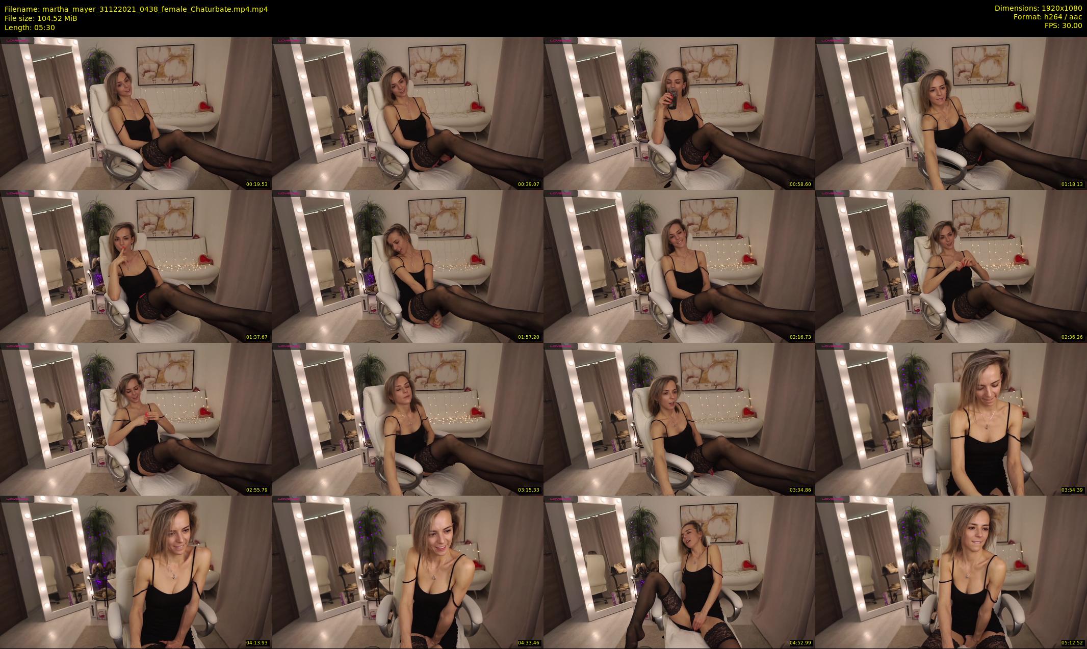 martha_mayer — 6 minute Chaturbate female cam show recording, 1080p, Dec 31, 2021