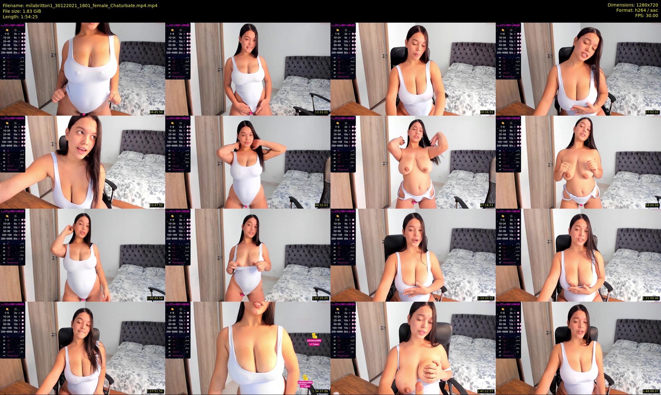 milabritton1 — 115 minute Chaturbate female cam show recording, 720p, Dec 30, 2021