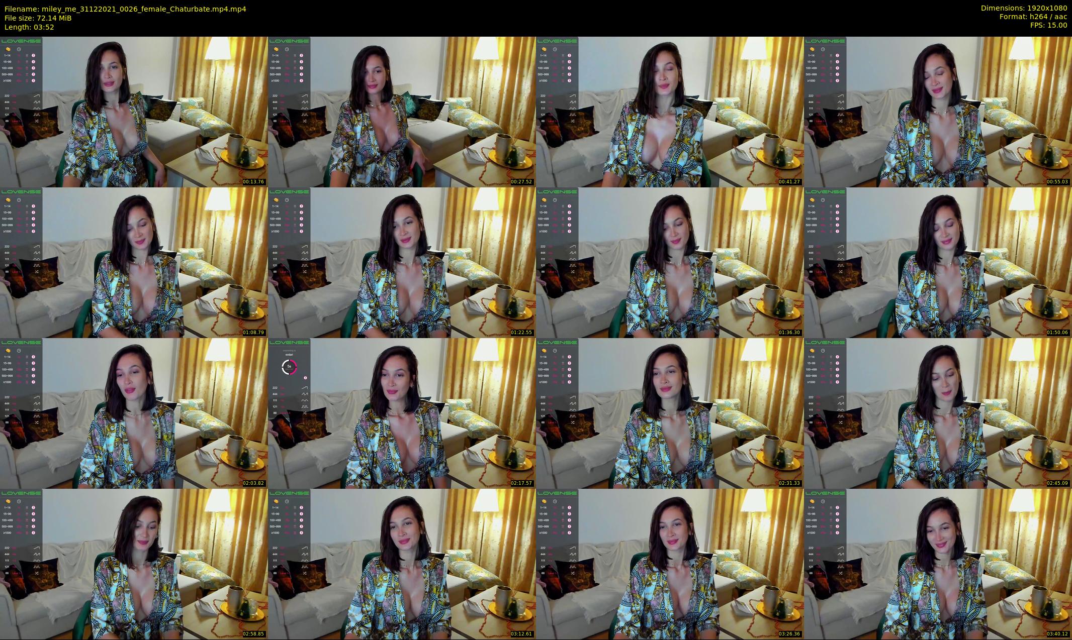 miley_me — 4 minute Chaturbate female cam show recording, 1080p, Dec 31, 2021