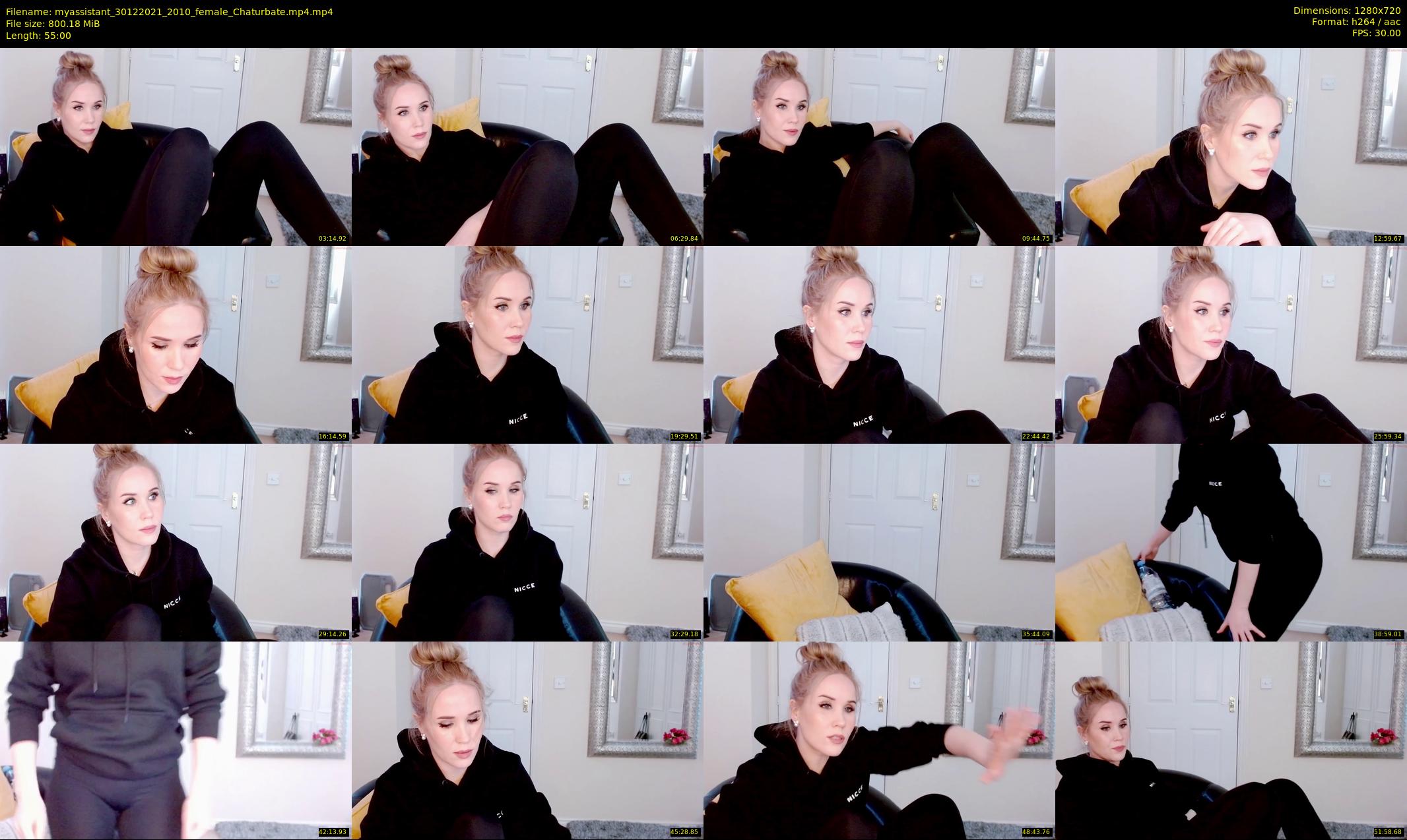 myassistant — 55 minute Chaturbate female cam show recording, 720p, Dec 30, 2021