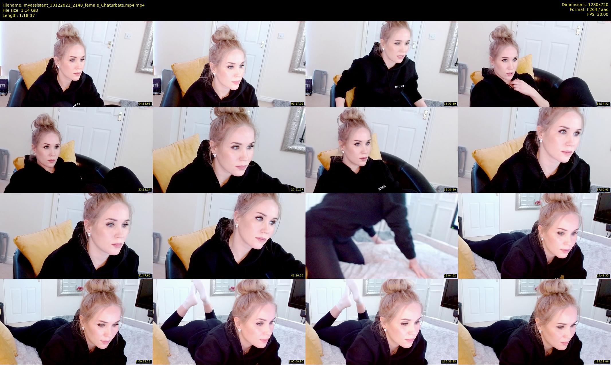 myassistant — 79 minute Chaturbate female cam show recording, 720p, Dec 30, 2021