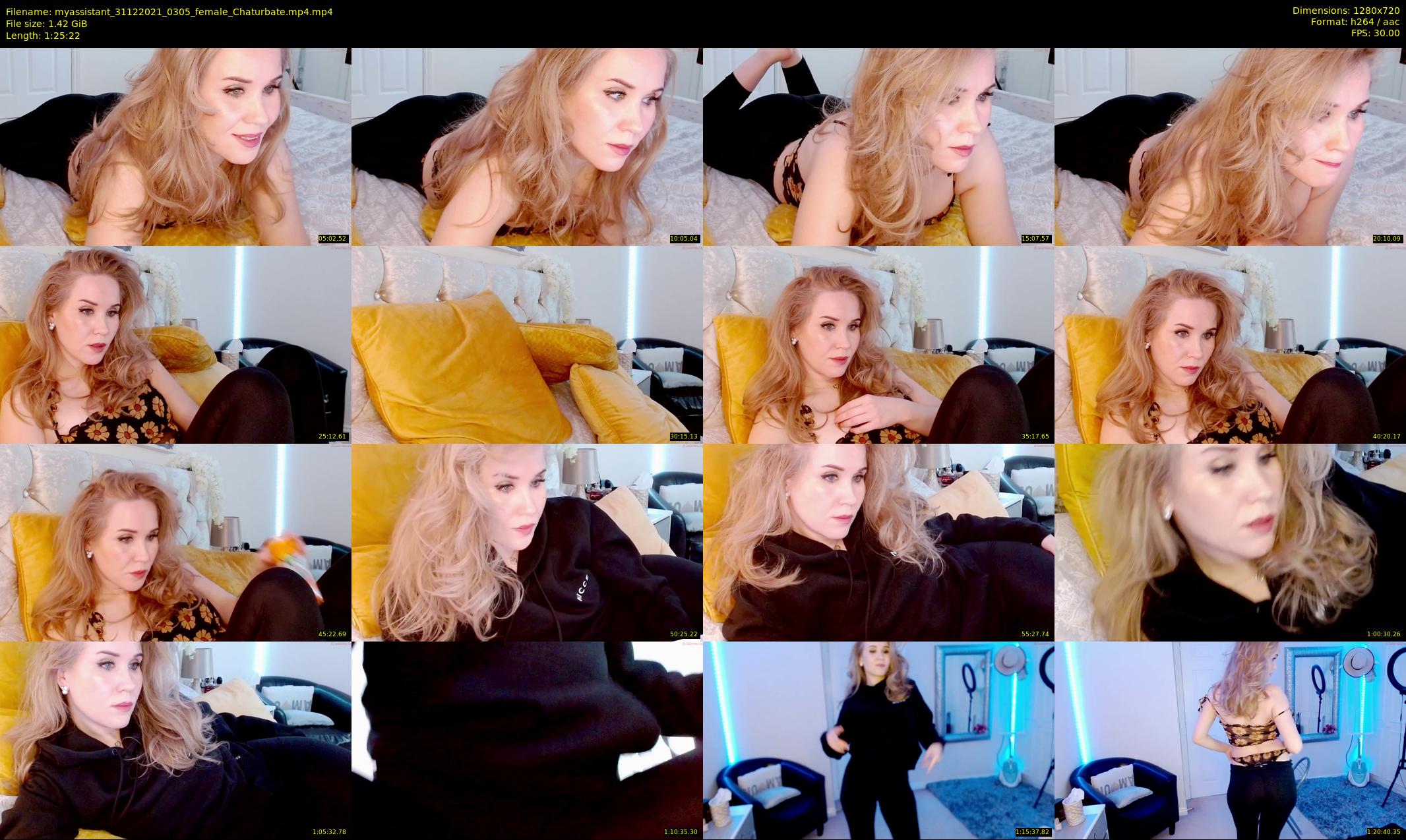 myassistant — 86 minute Chaturbate female cam show recording, 720p, Dec 31, 2021