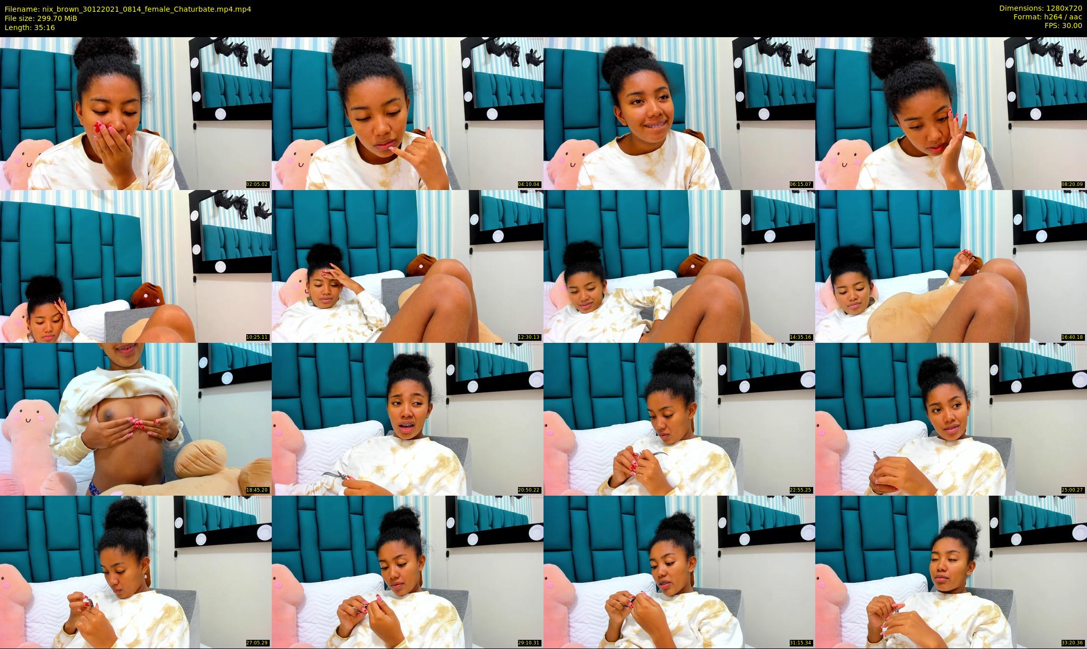 nix_brown — 36 minute Chaturbate female cam show recording, 720p, Dec 30, 2021